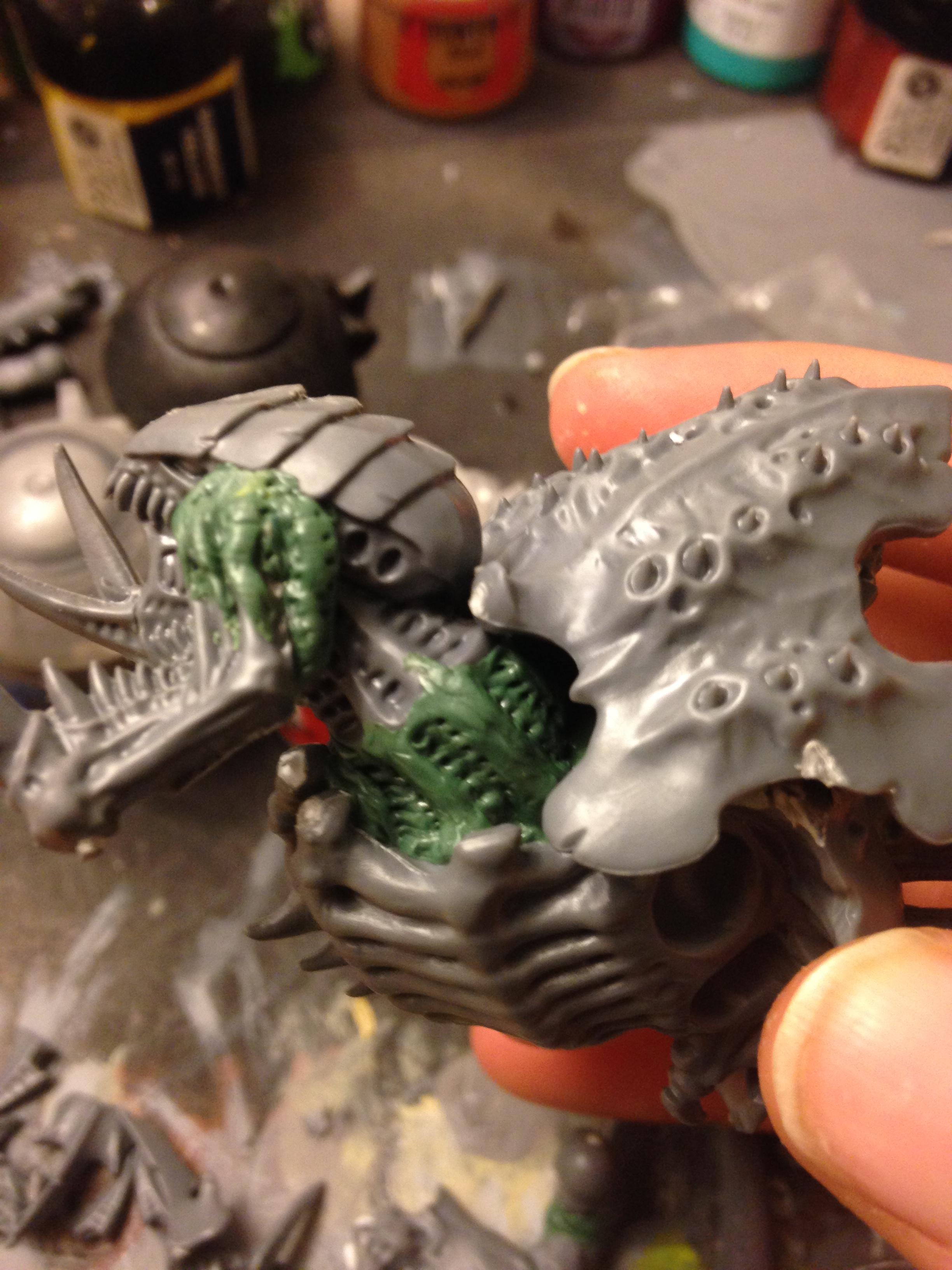 Bulky, Carnifex, Conversion, Greenstuff, Modeling, Monster, Tyranids