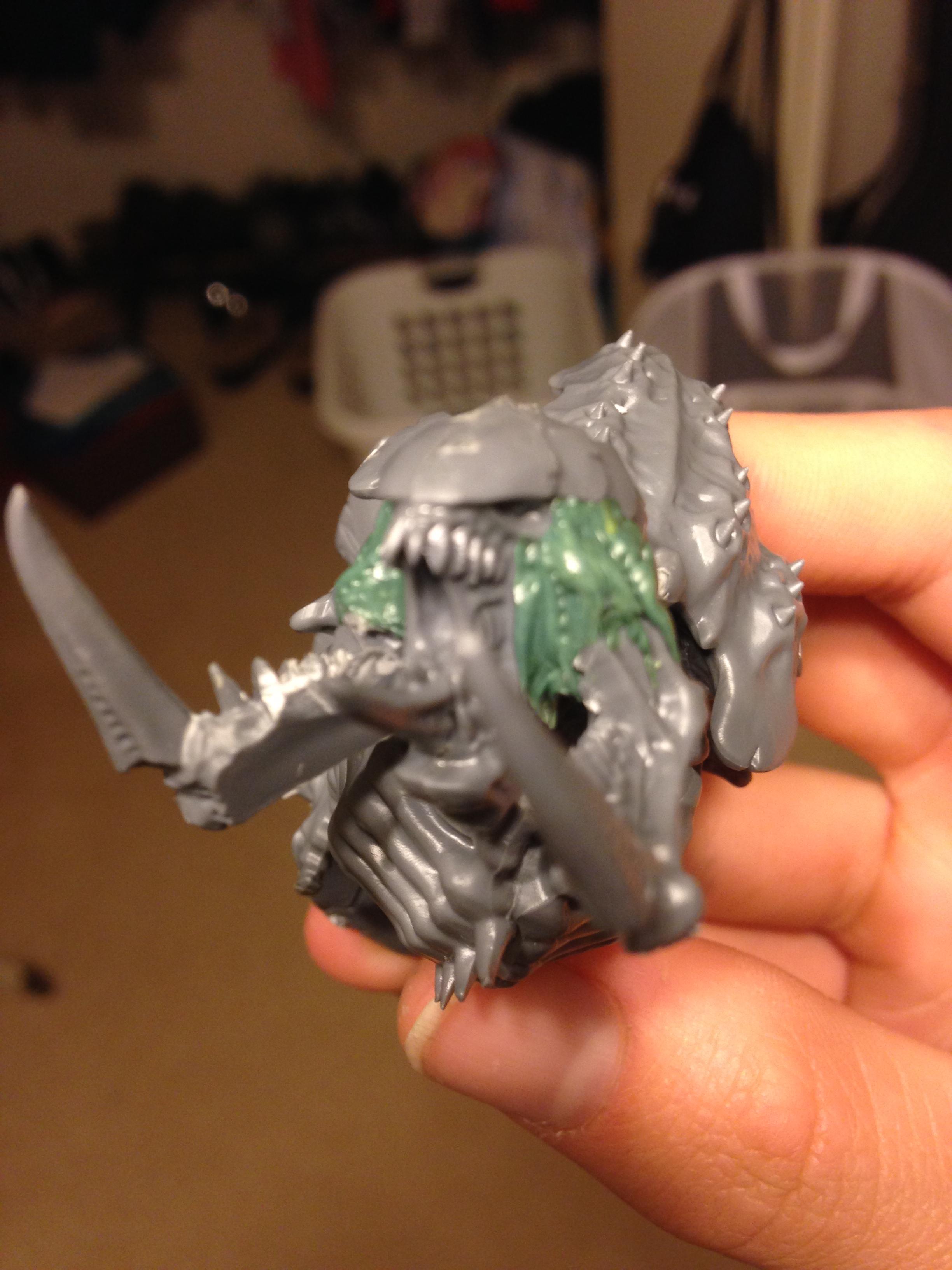 Bulky, Carnifex, Conversion, Greenstuff, Modeling, Monster, Tyranids