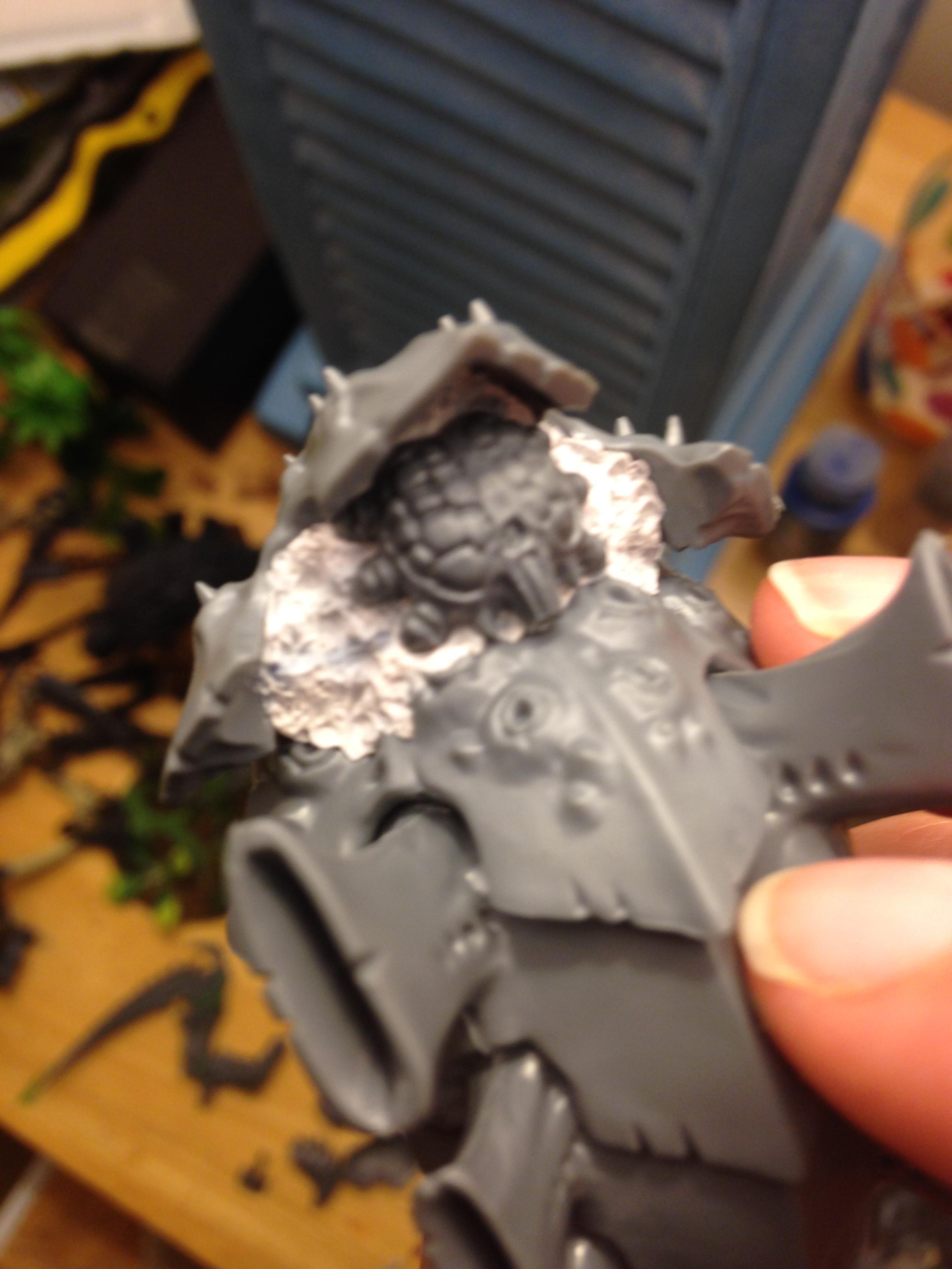 Bulky, Carnifex, Conversion, Greenstuff, Modeling, Monster, Tyranids