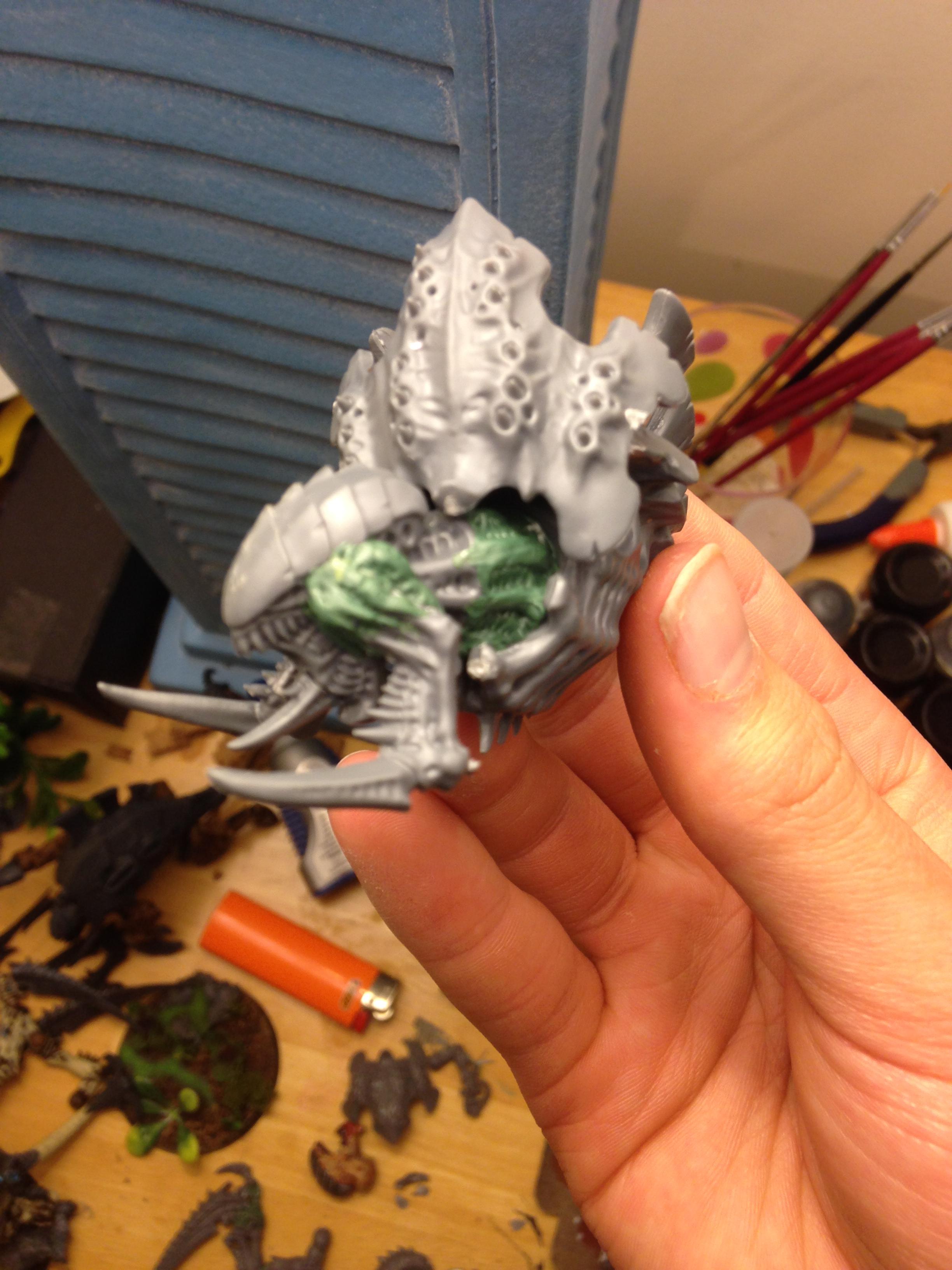 Bulky, Carnifex, Conversion, Greenstuff, Modeling, Monster, Tyranids