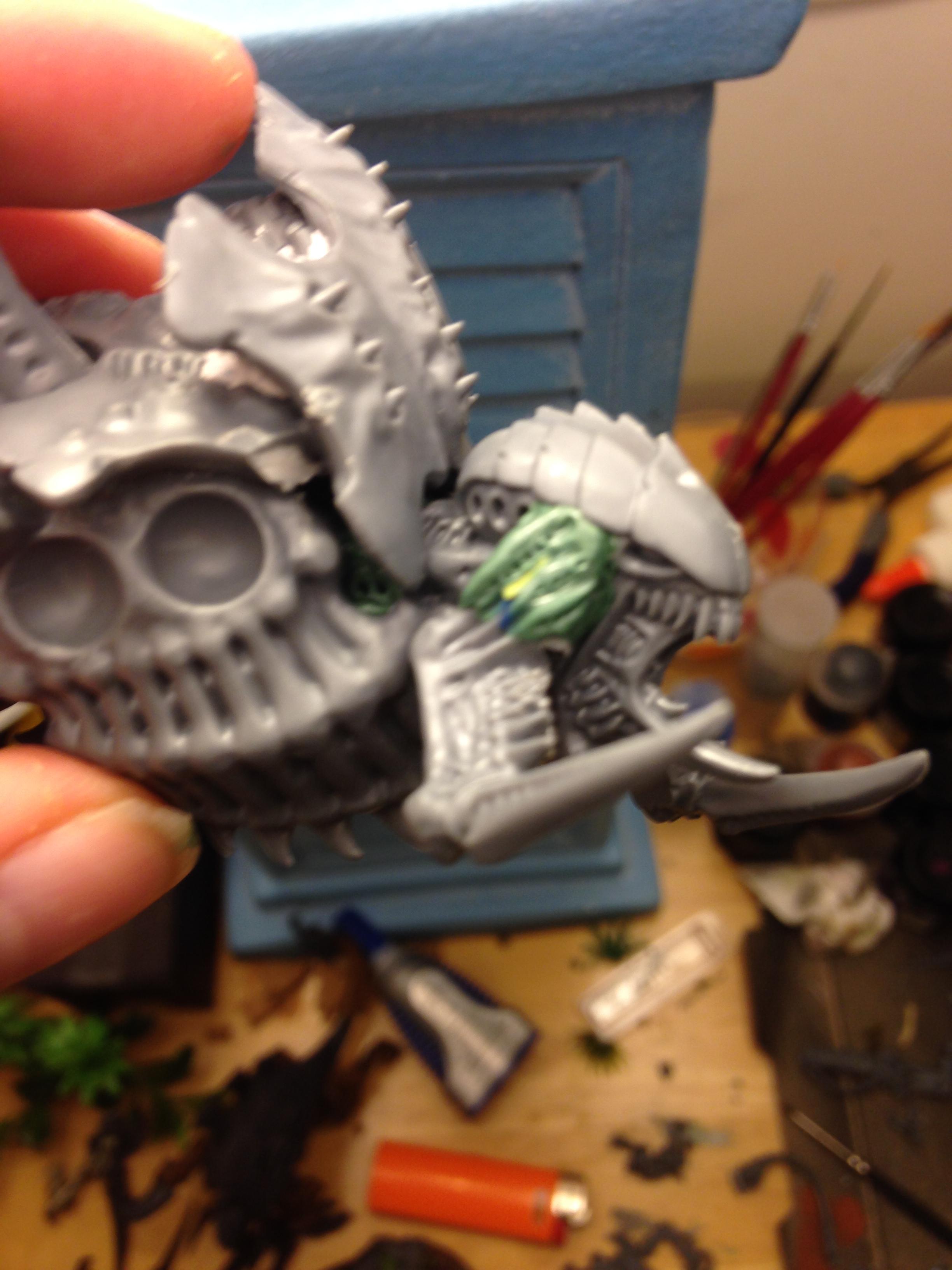 Bulky, Carnifex, Conversion, Greenstuff, Modeling, Monster, Tyranids