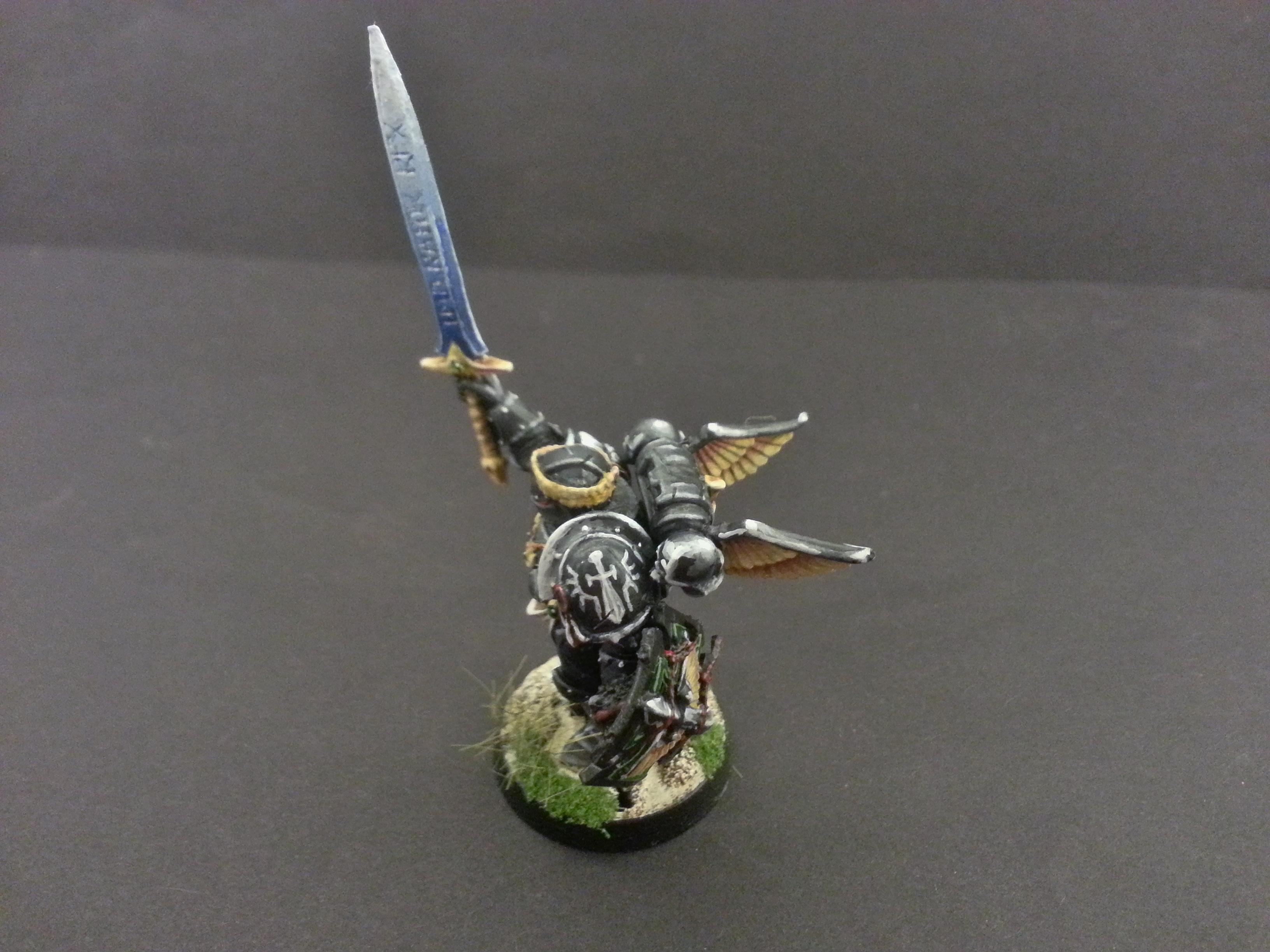 Blending, Conversion, Corswain, Dark Angels, Emperor's Champion, Heresy-era Dark Angels, Power Sword, Warhammer 40,000