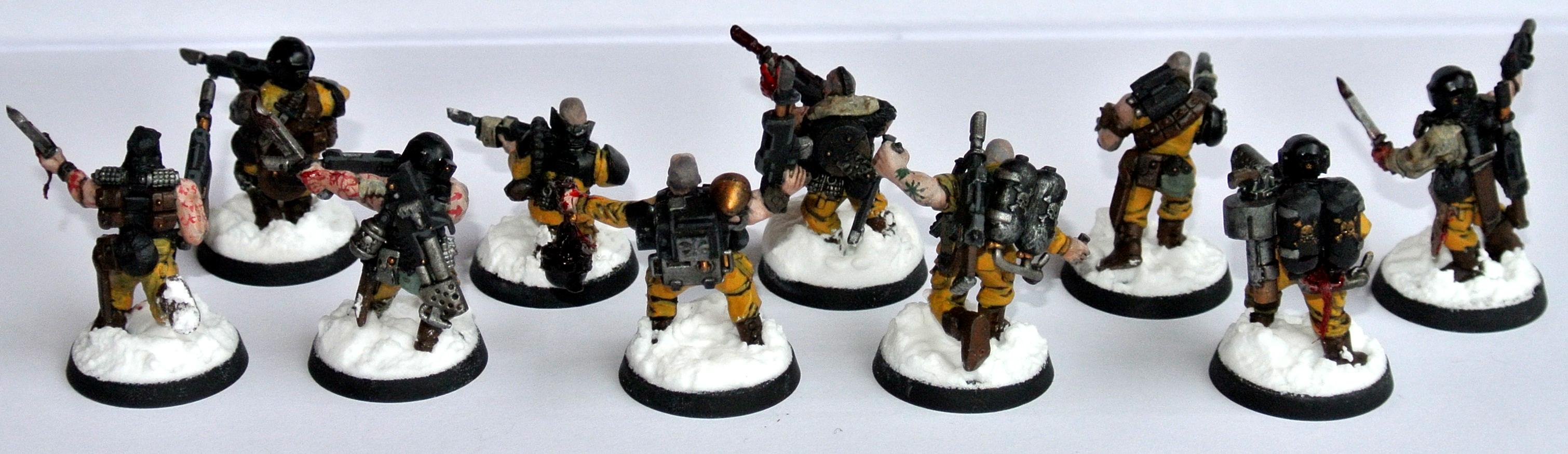 Astra Militarum, Guard, Imperial, Infantry, Lasgun, Snow, Yellow