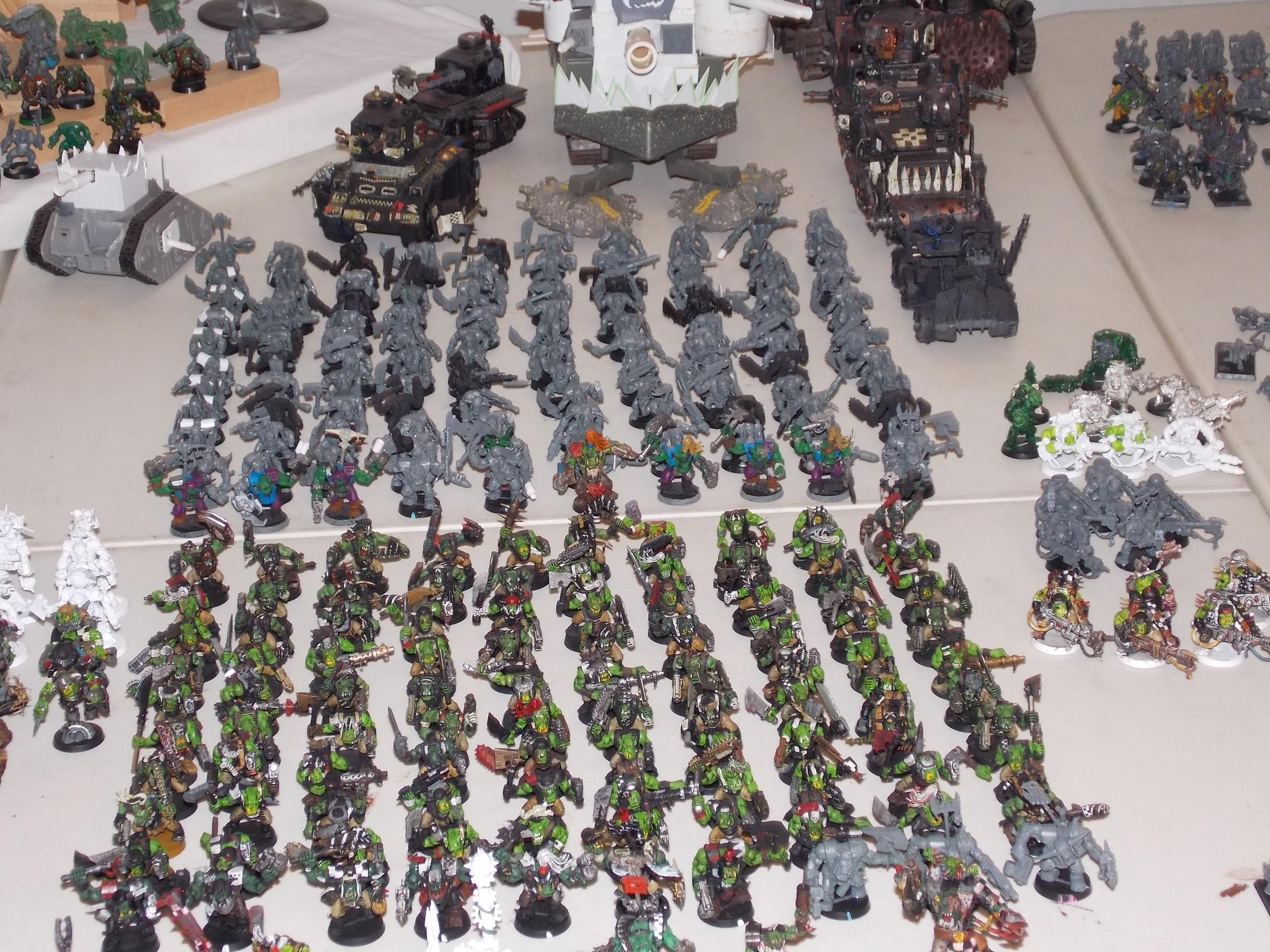 Huge, Orks, Stompa, Waaagh, Warboss