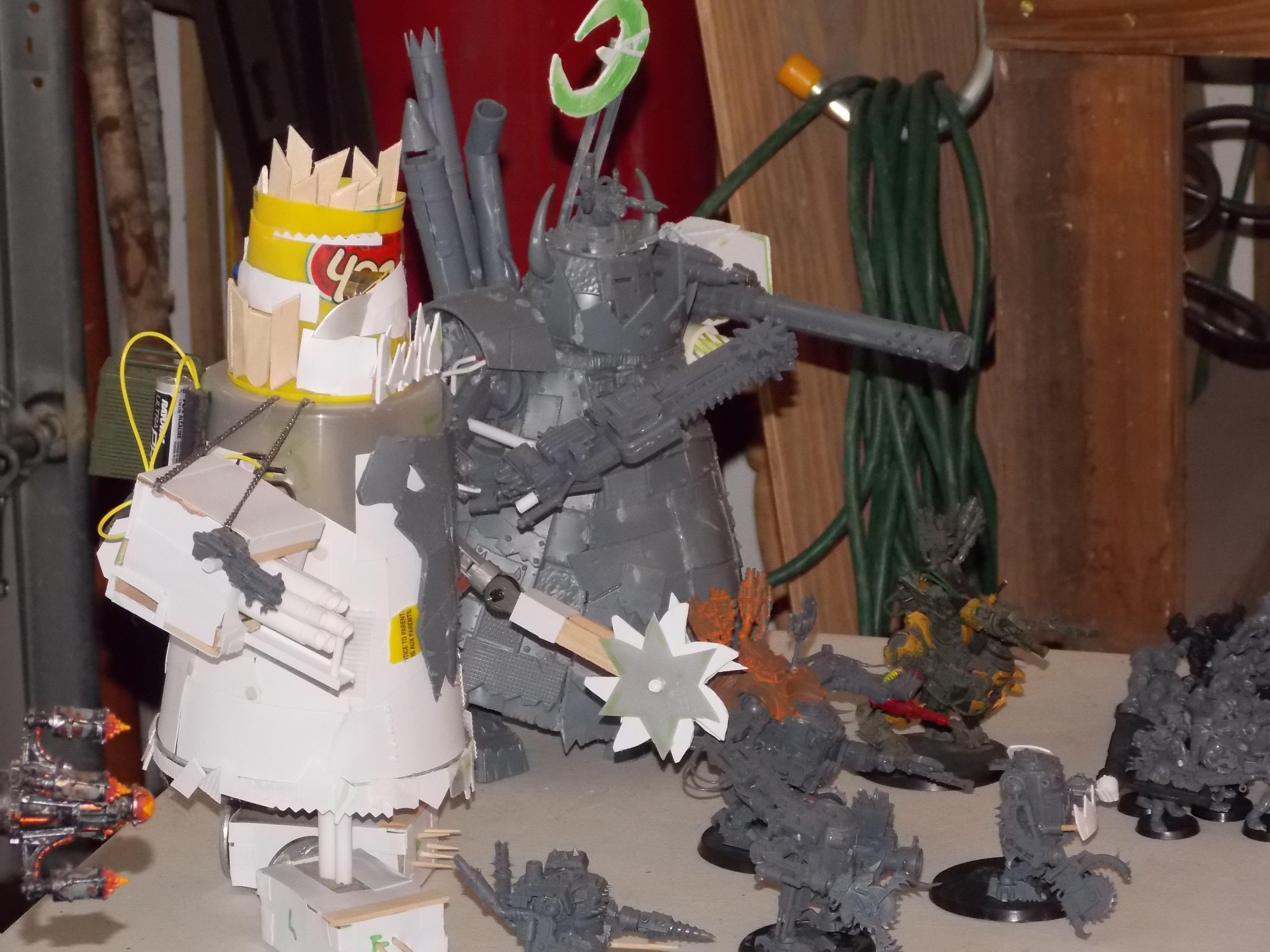 Huge, Orks, Stompa, Waaagh, Warboss