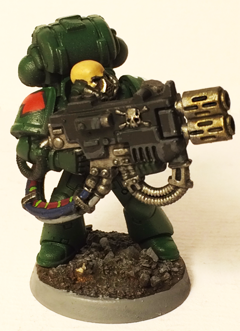 Dark Angels, Meltagun, Tactical Squad, The Reactor Coreairbrush