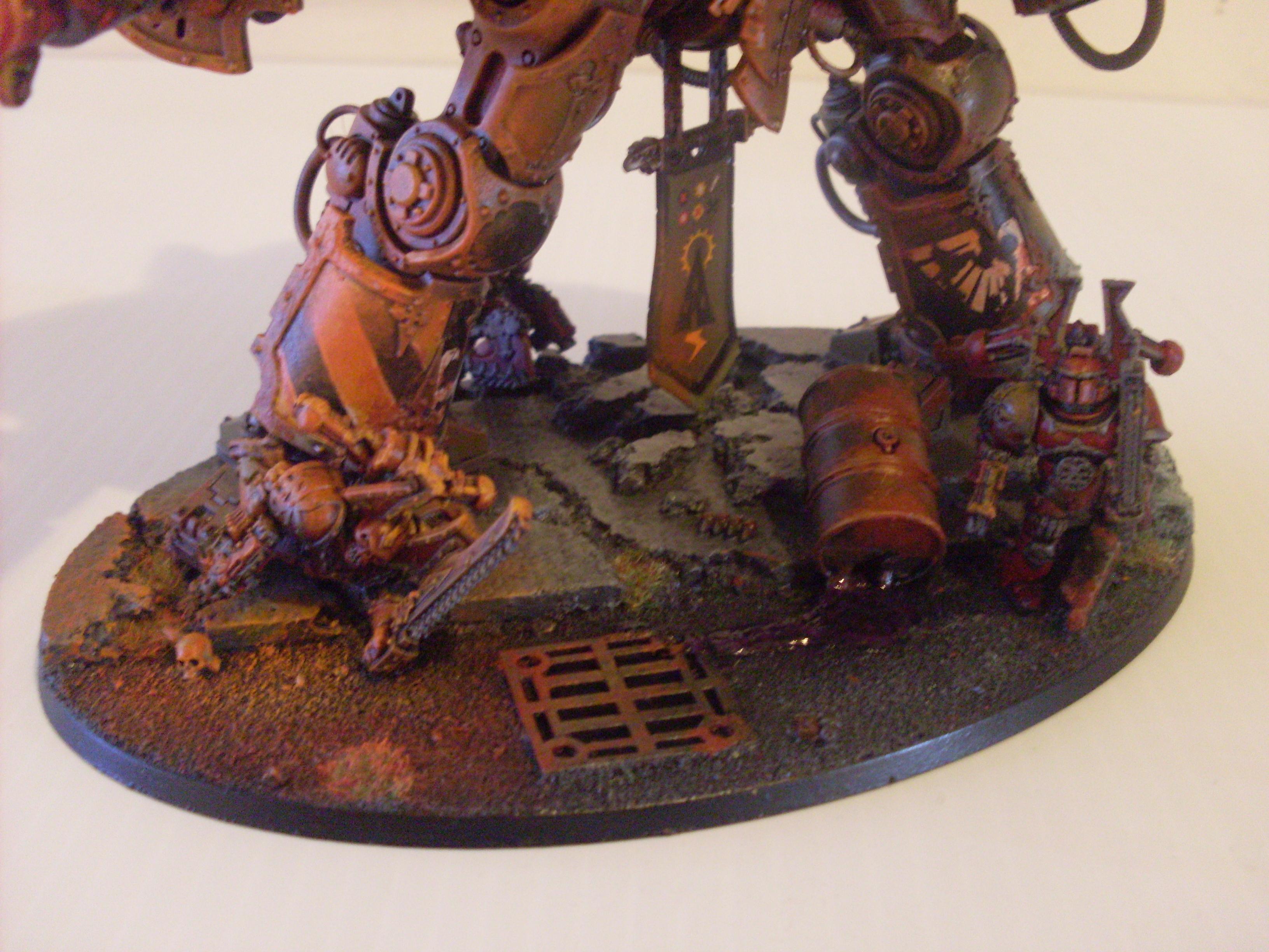Army, Berserkers, Chaos, Combi-melta, Diaorama, Grey Knights, Guard, Hellbrute, Imperial, Imperial Knight, Inquisitor, Khorne, Rust Effect, Source Lighting, Space Marines, Stripes, Super-heavy, Terminator Armor, Titan, Vehicle, Walker, Weathered, World Eaters