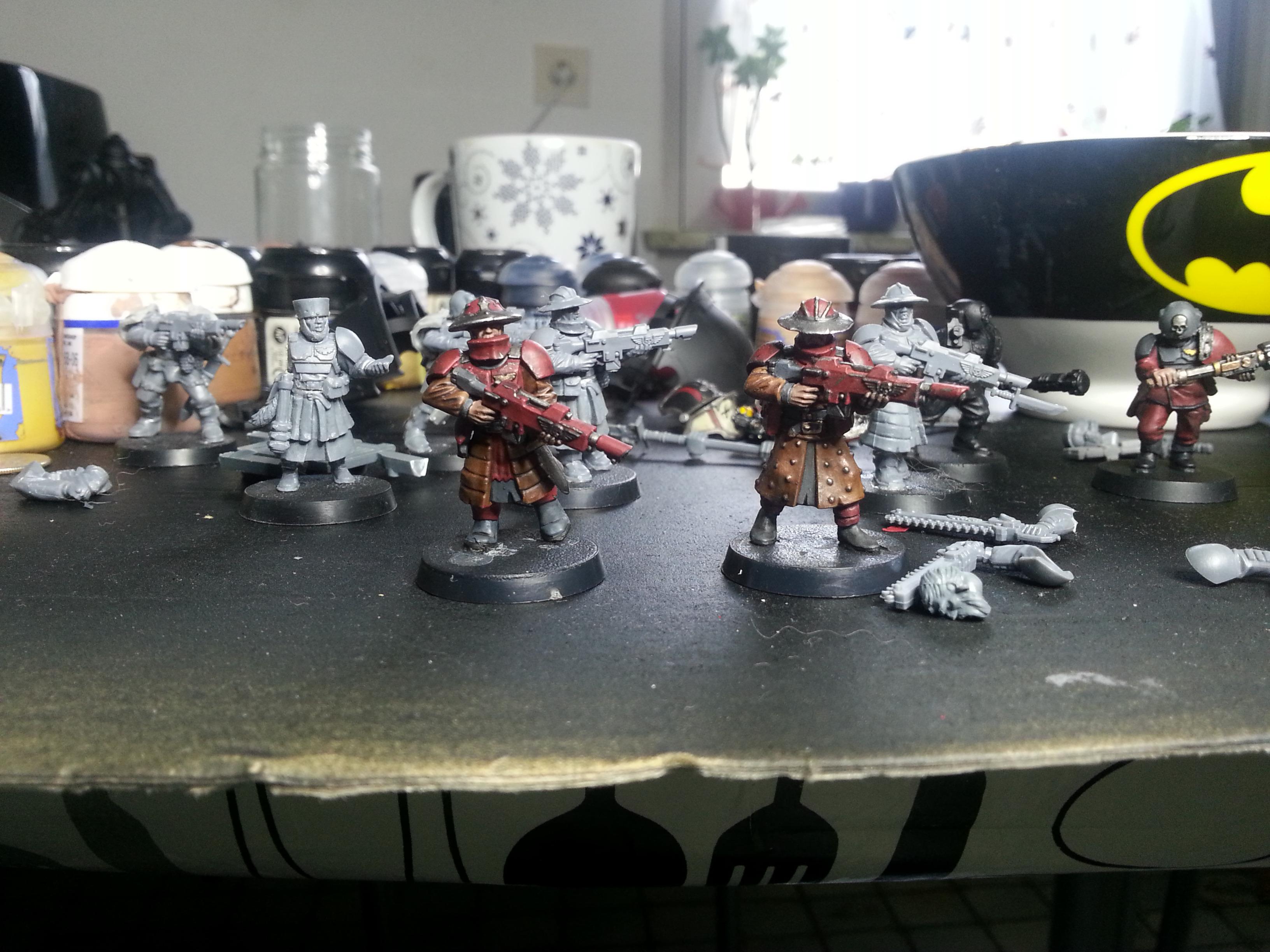 Batman, Imperial Guard, Imperial Knight, Sea Of Paint Pots