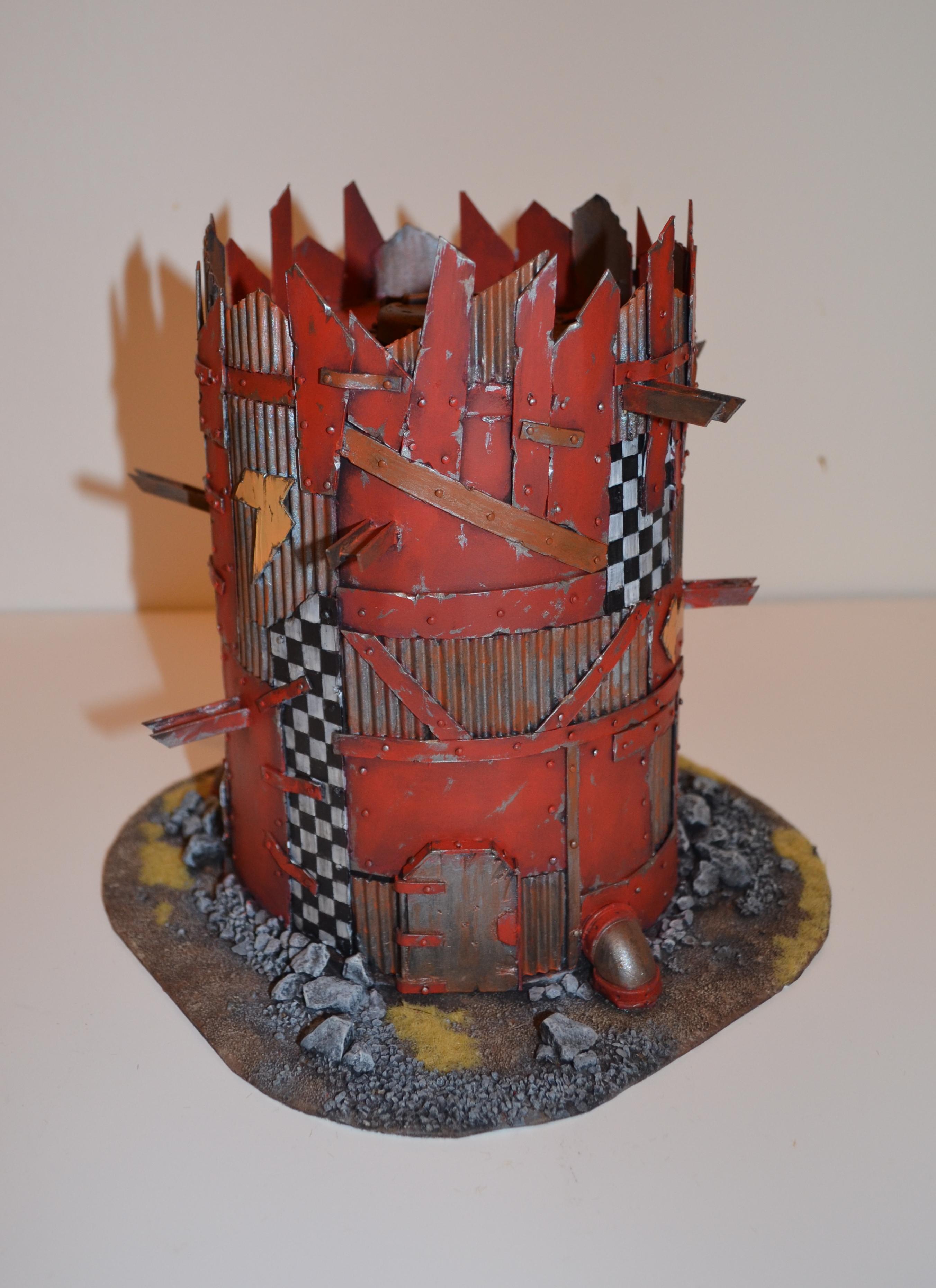 40k Terrain, Orcs, Orcish tower side 3