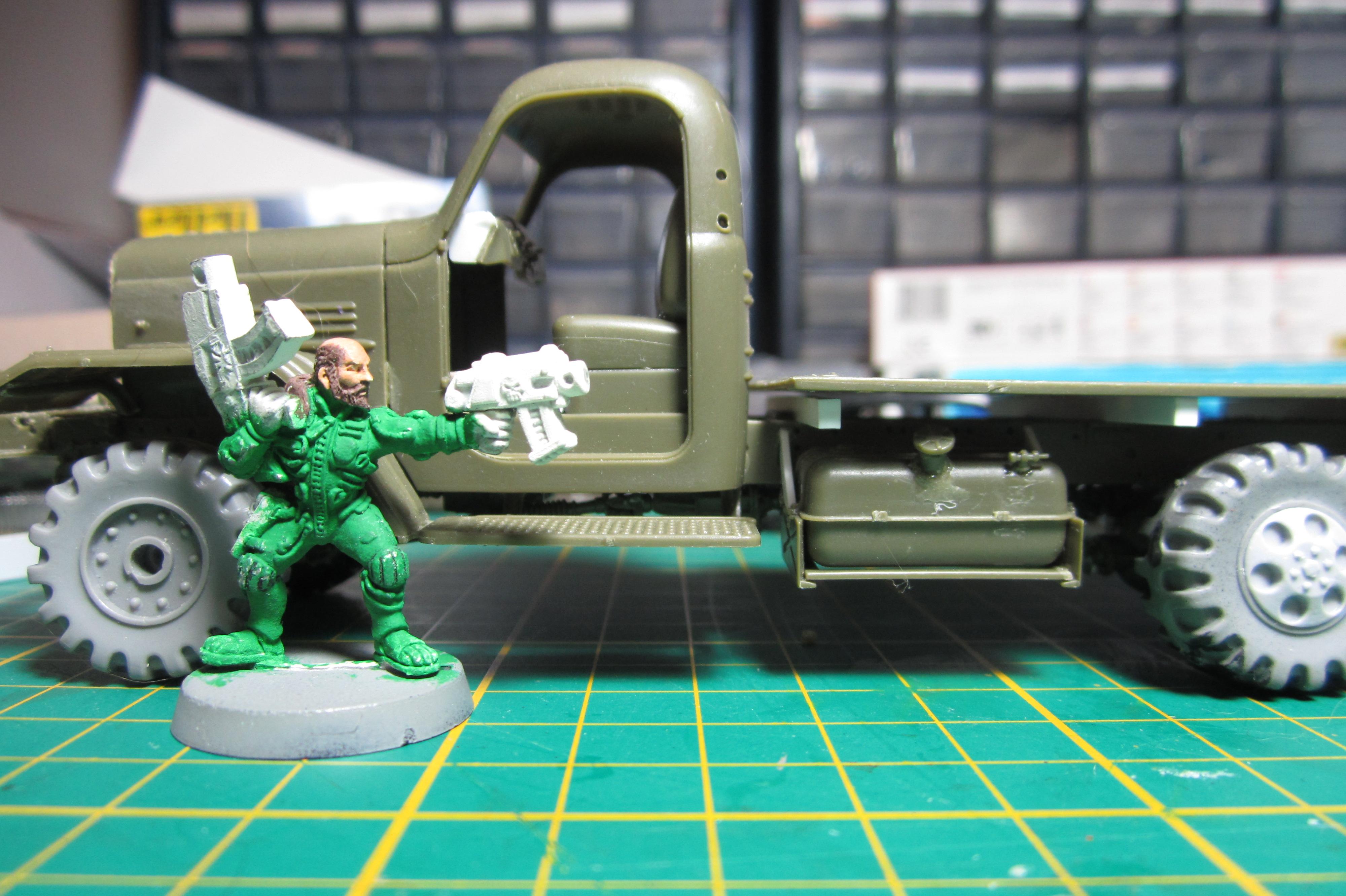Civilian, Conversion, Gorka Morka, Imperial, Iom, Vehicle, Warhammer 40,000