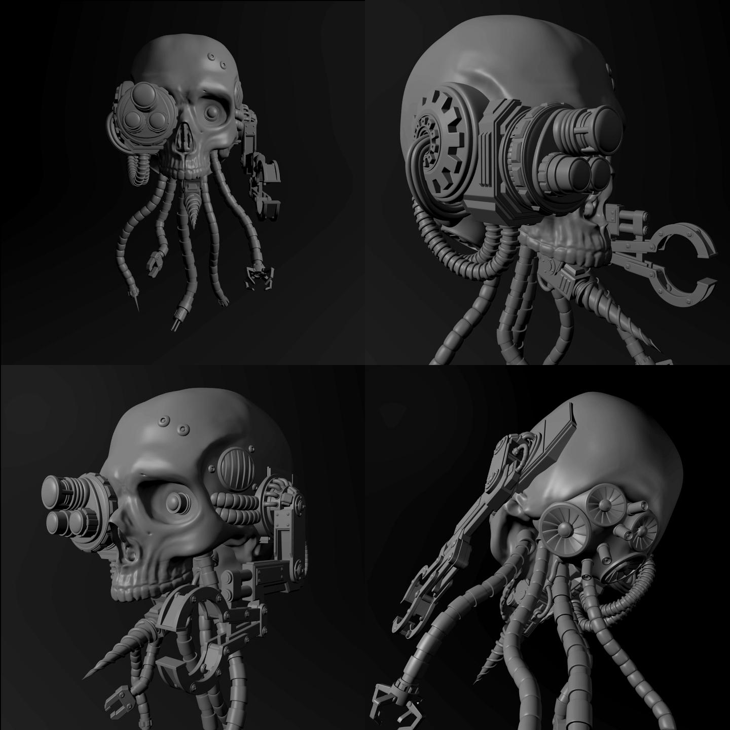 Animation, Inquisition, Servo, Servo Skull, Skull, Warhammer 40,000