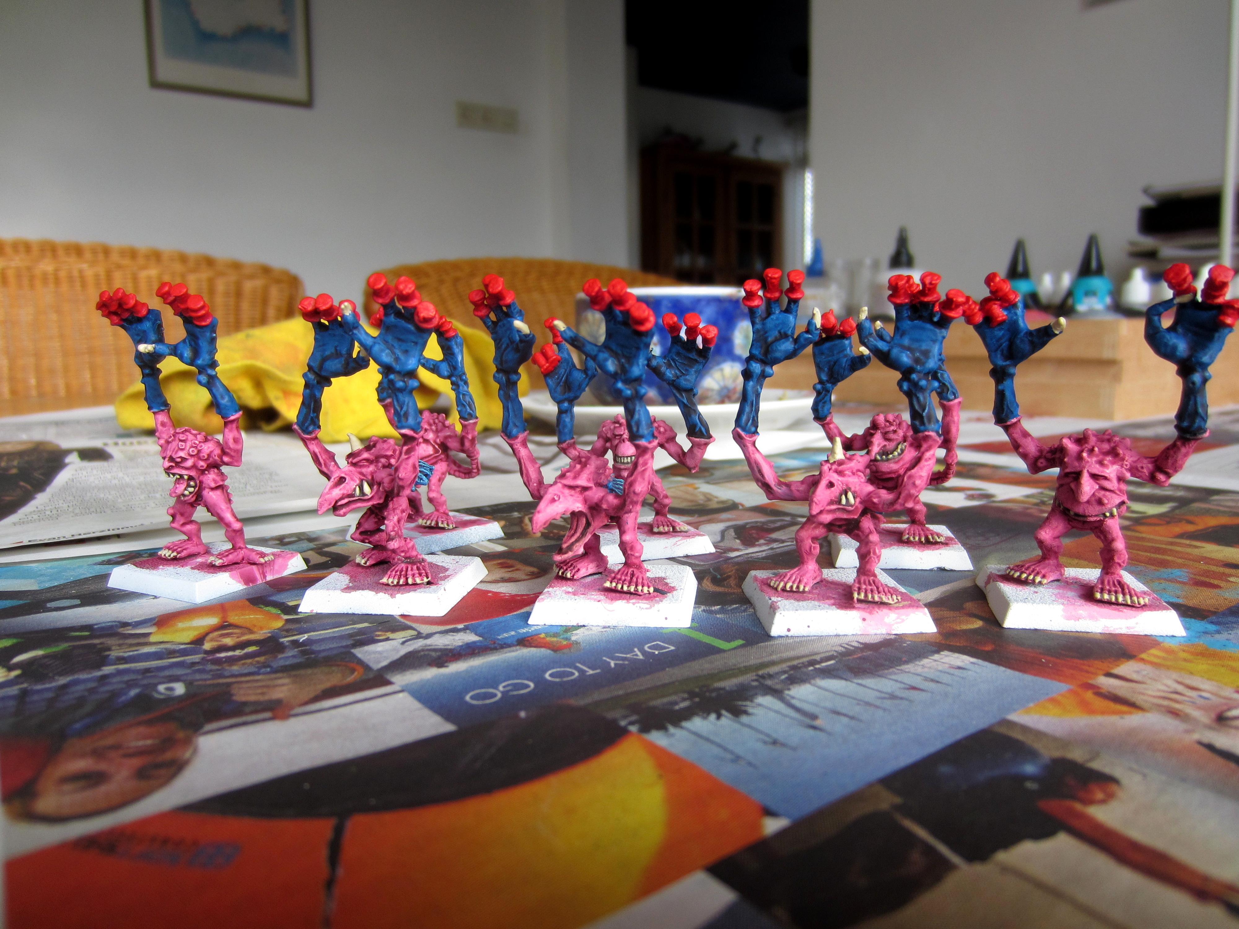 Chaos, Daemons, Pink Horrors, Tzeentch
