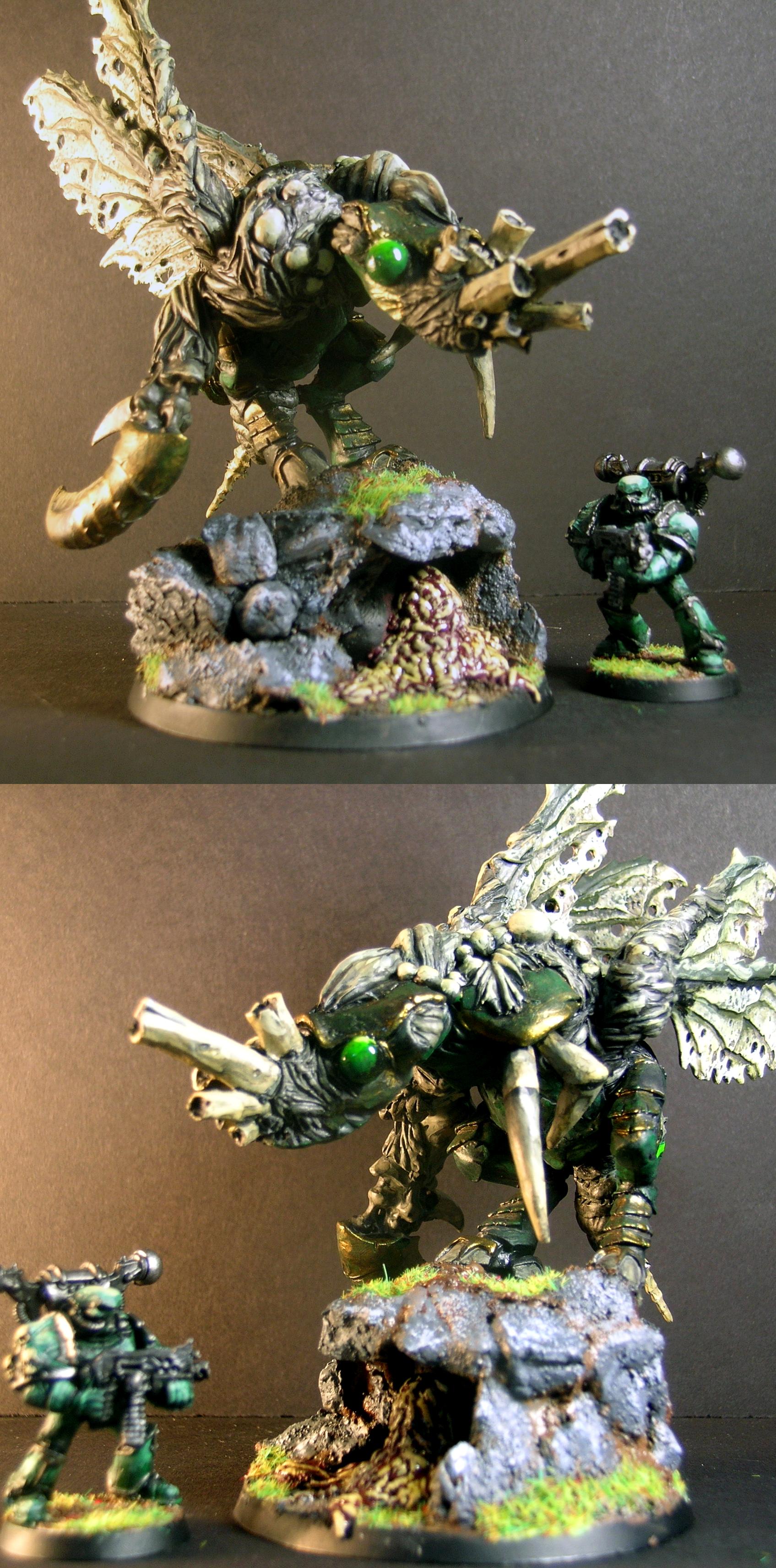 Bug, Cave, Chaos Daemons, Daemon Prince, Daemons, Death Guard, Insect, Nurgle, Plague Marines, Warhammer 40,000, Winged