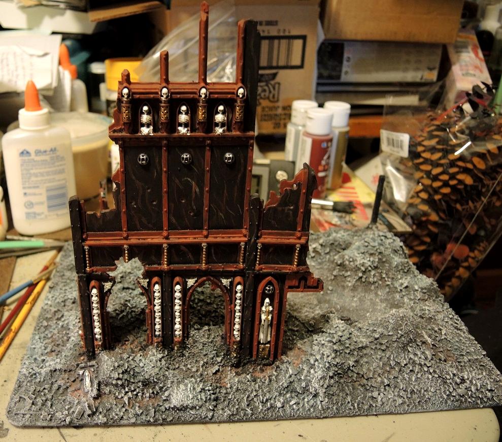 Administratum, Base Coat, Commission, Details, Sealing Coat, Terrain, Warhammer 40,000