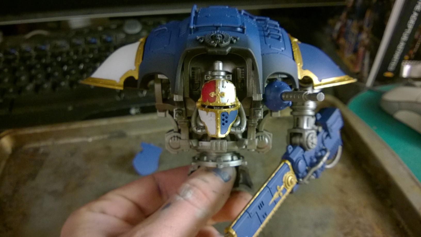 Imperial Knight, Knight Errant, Knight Titan, LED, Lighting Kit, Super-heavy, Walkthrough, Warhammer 40,000, Work In Progress