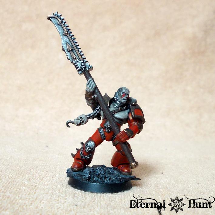Chain Glaive, Chaos, Chaos Space Marines, Conversion, Gladiator, Khorne, Khorne's Eternal Hunt, Kitbash, Warhammer 40,000, World Eaters
