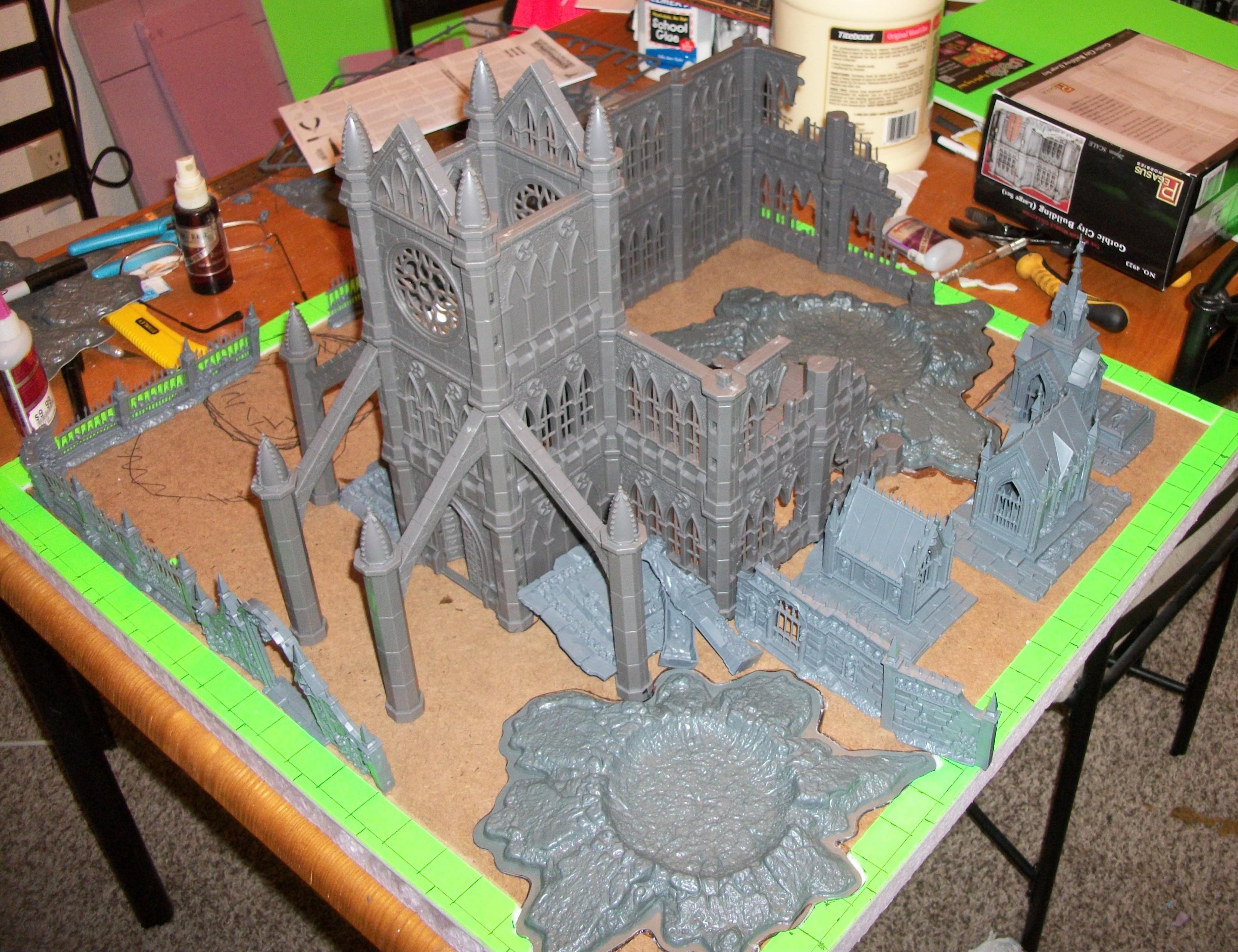 Cathedral, Cities Of Death, Skull, Terrain, Warhammer 40,000