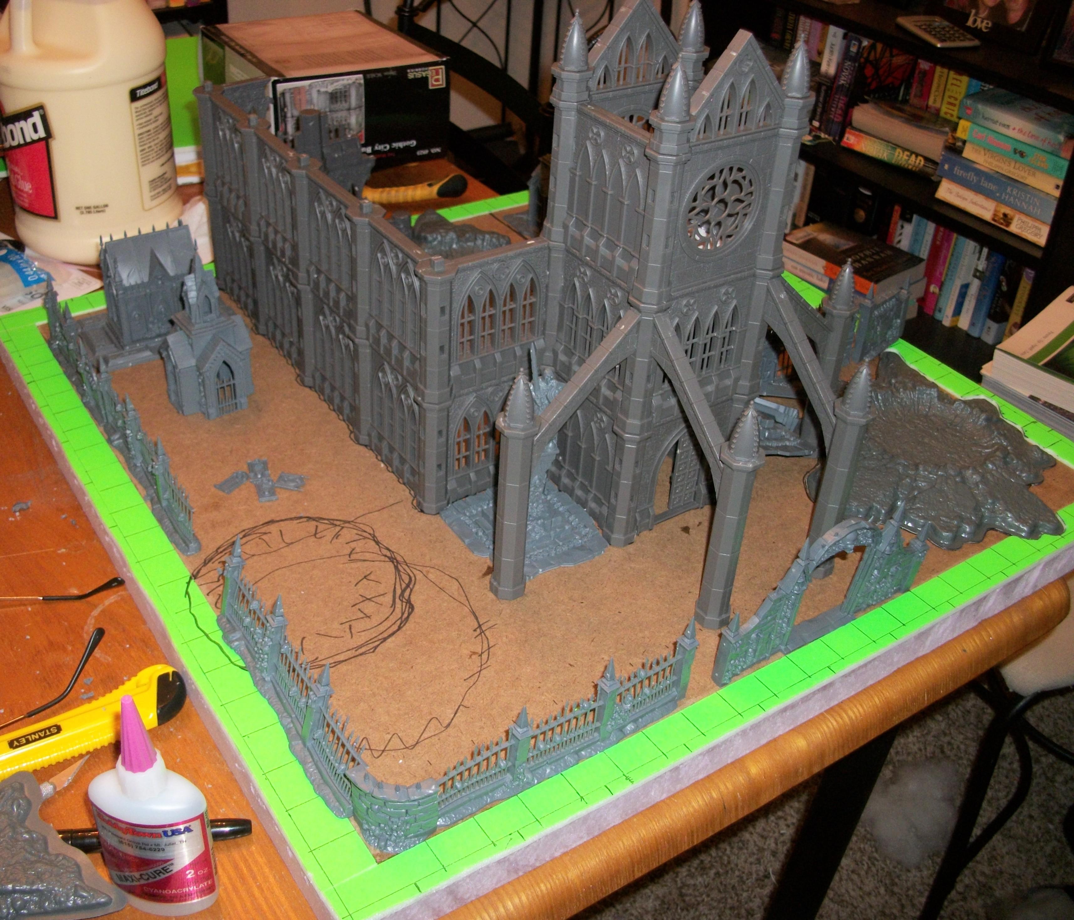 Cathedral, Cities Of Death, Skull, Terrain, Warhammer 40,000