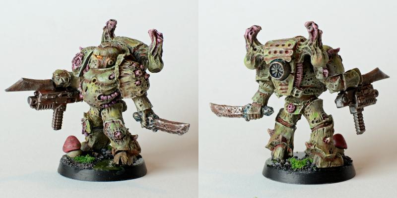 Chaos, Chaos Space Marines, Corrosion, Mushroom, Nurgle, Plague Marines, Warhammer 40,000, Wash