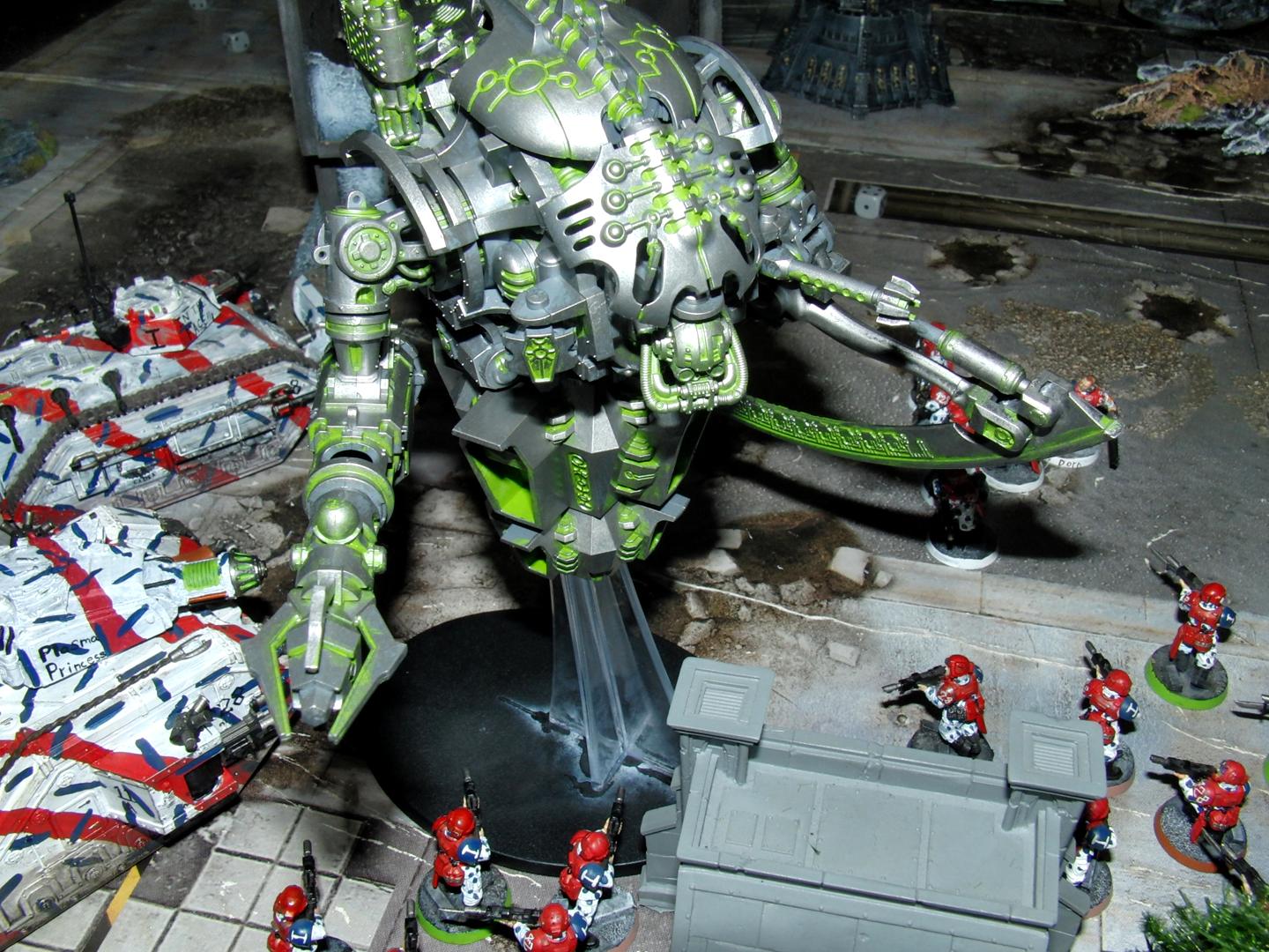 Conversion, Flying, Knight Titan, Necron Titan, Necrons, Titan, Warhammer 40,000
