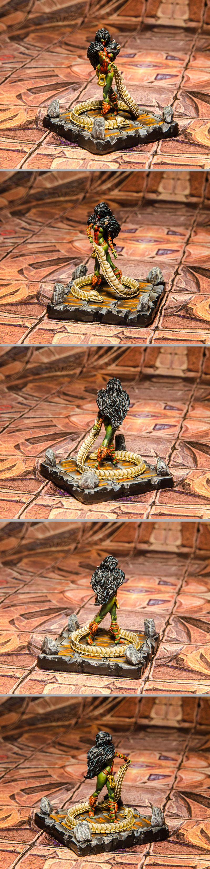 Female, Mage, Black Wolf