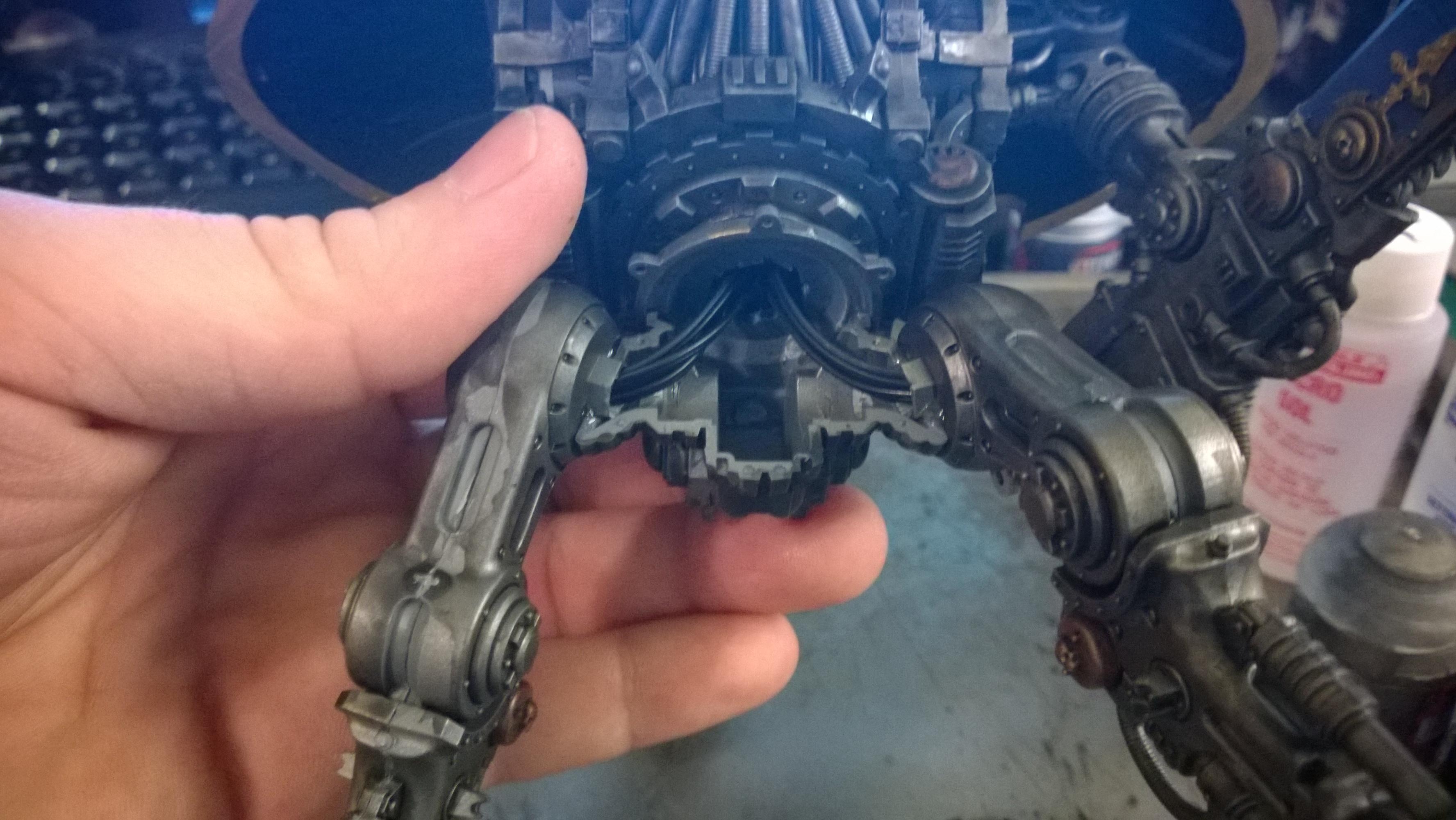 Imperial Knight, Knight Errant, Knight Titan, LED, Lighting Kit, Super-heavy, Walkthrough, Warhammer 40,000, Work In Progress