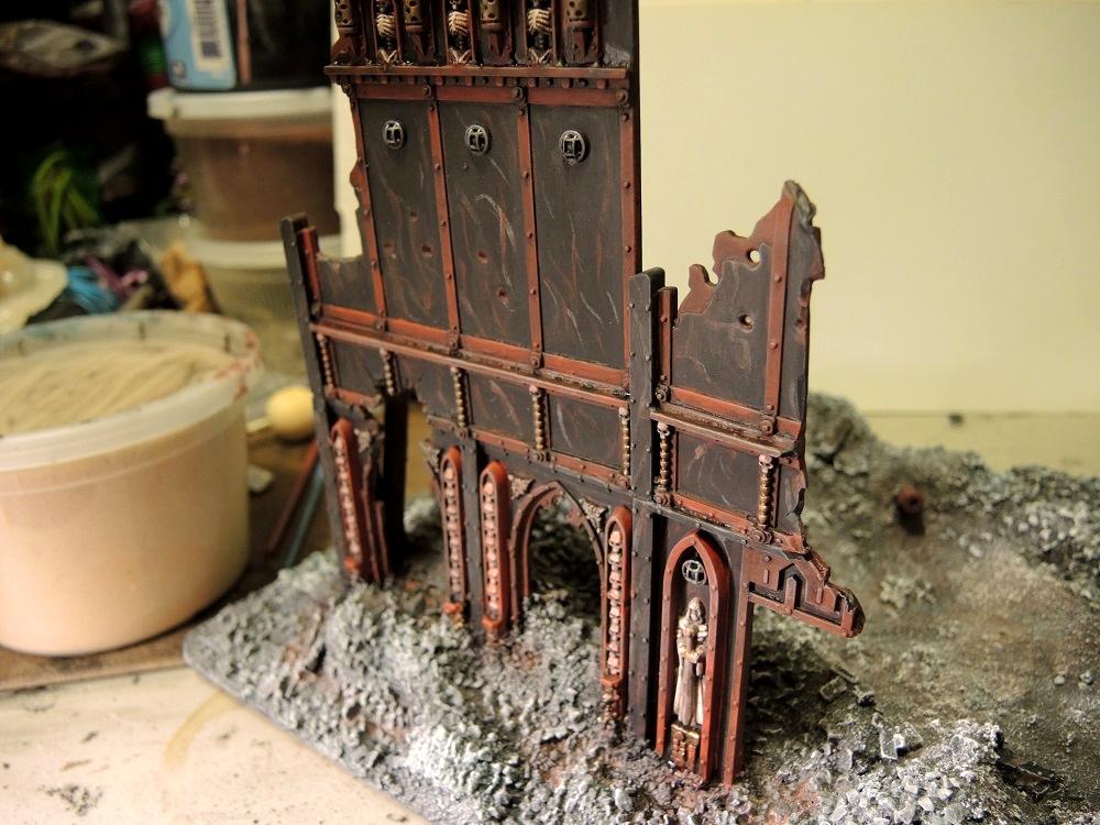 Administratum, Astartes Plinth, Base Coat, Commission, Details, Sealing Coat, Terrain, Warhammer 40,000