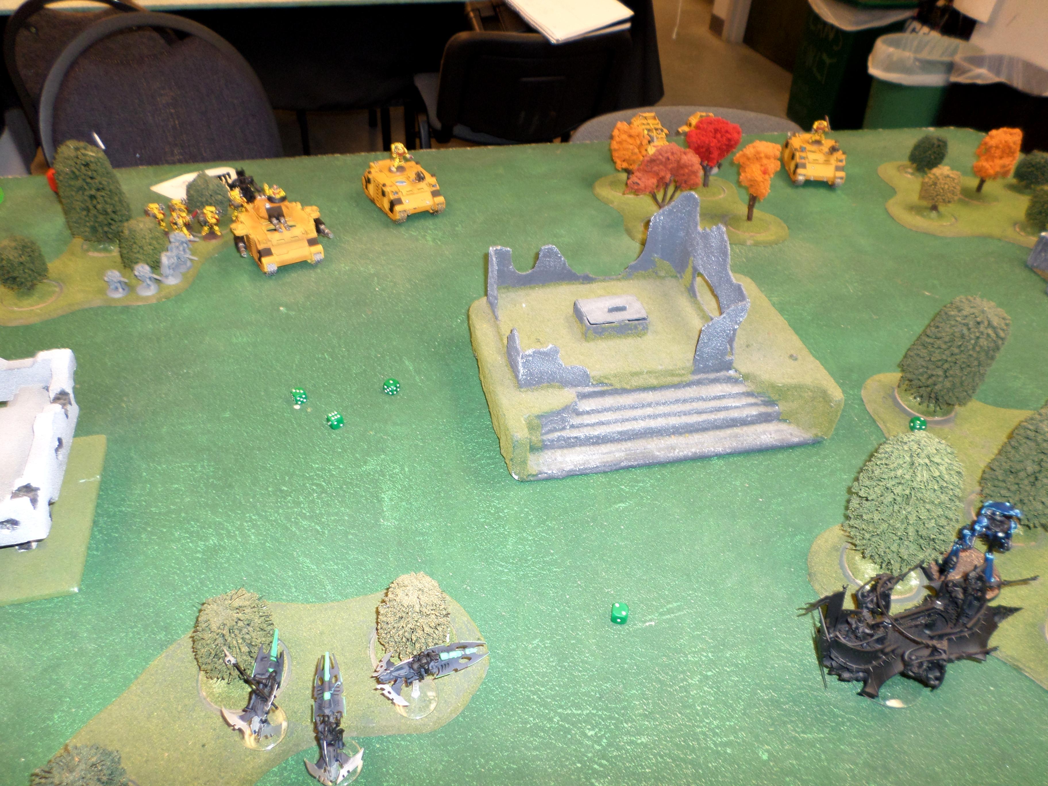 Battle Report, Dark Eldar, Imperial Fists, Space Marines