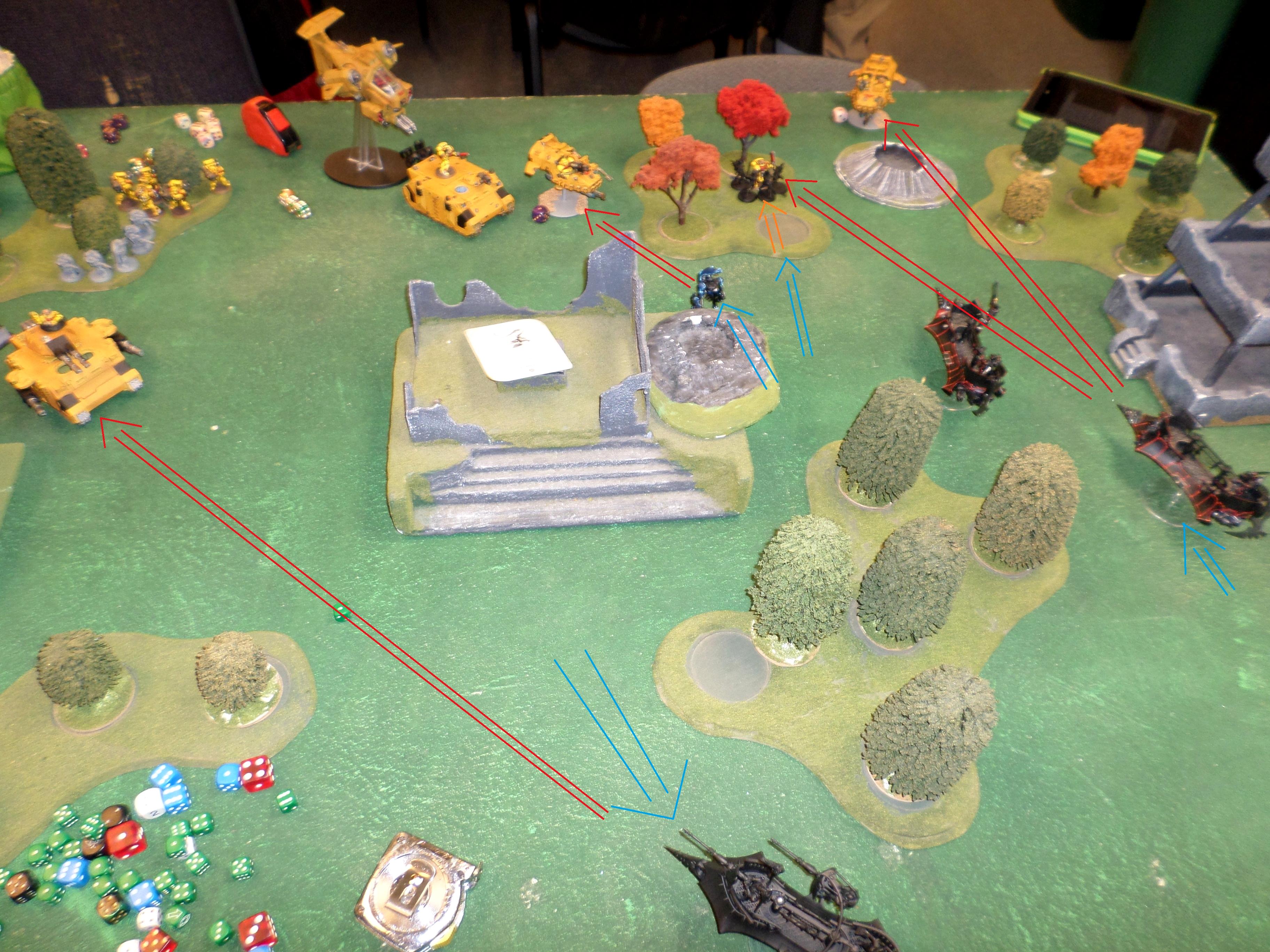 Battle Report, Dark Eldar, Imperial Fists, Space Marines
