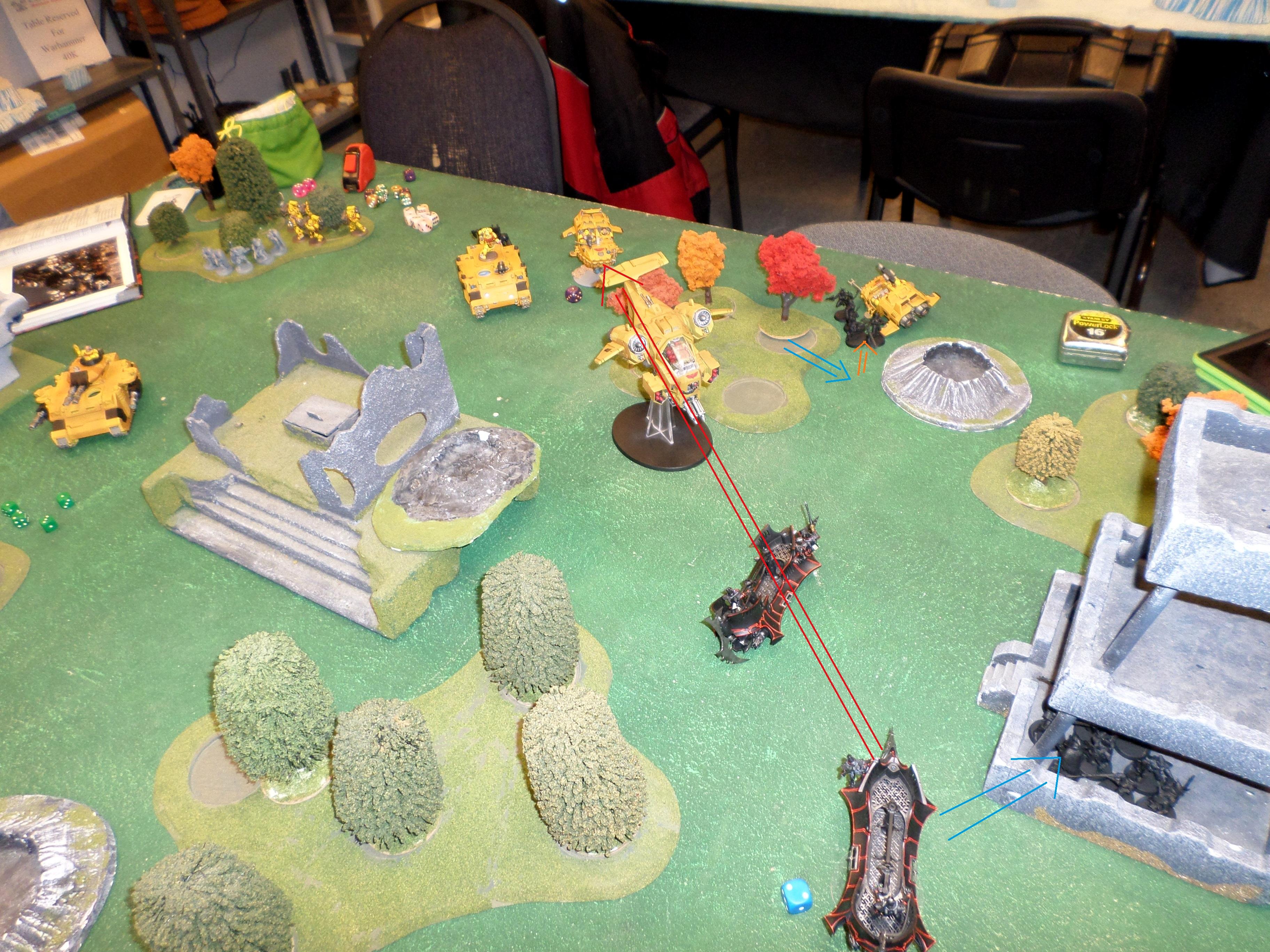 Battle Report, Dark Eldar, Imperial Fists, Space Marines