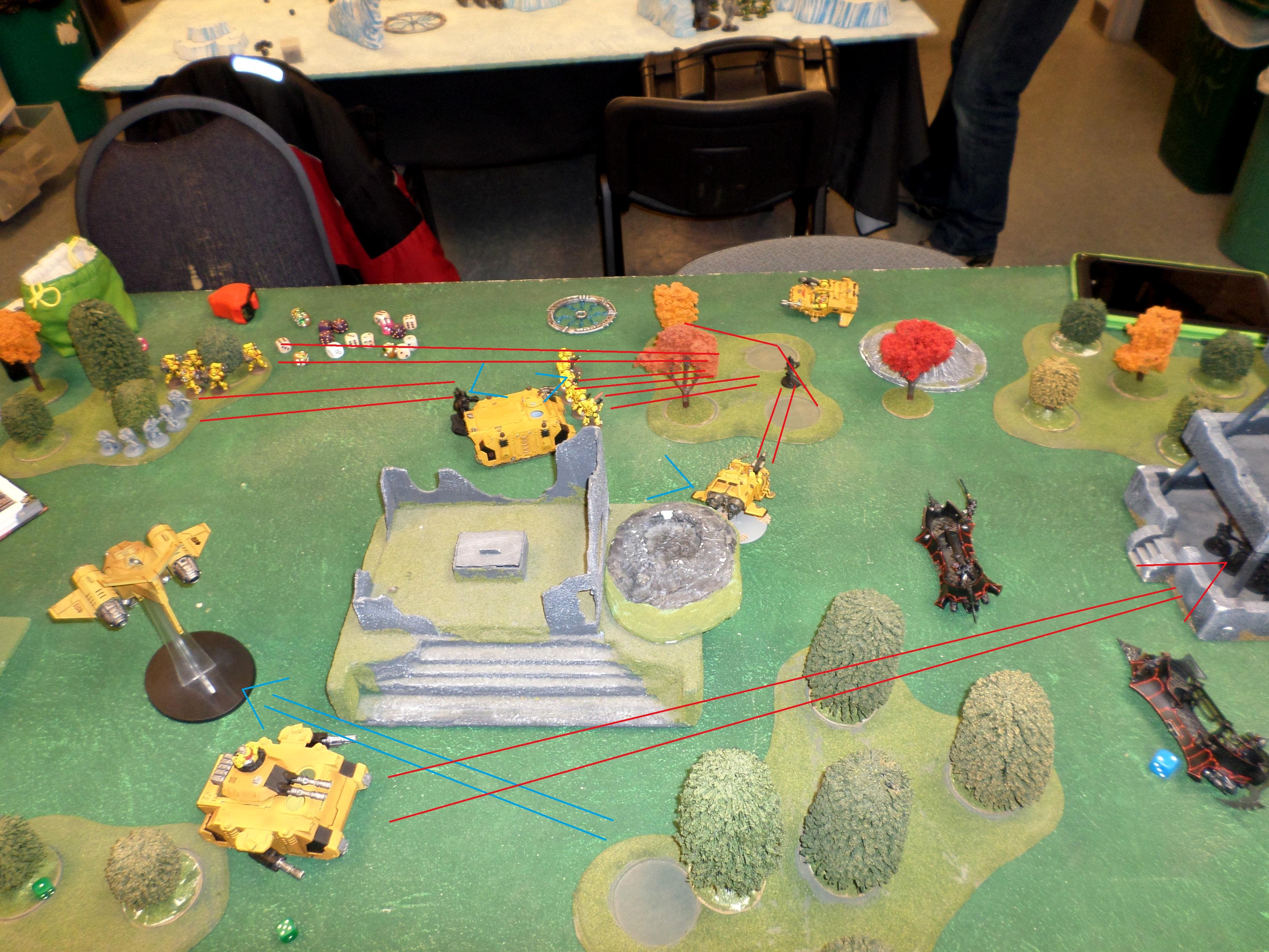 Battle Report, Dark Eldar, Imperial Fists, Space Marines