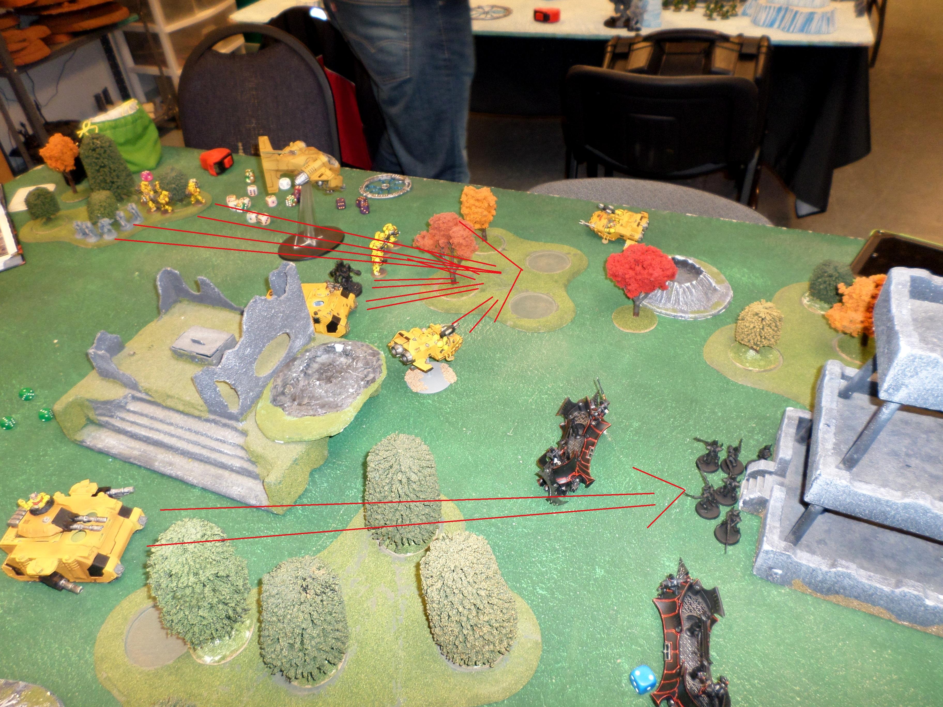 Battle Report, Dark Eldar, Imperial Fists, Space Marines