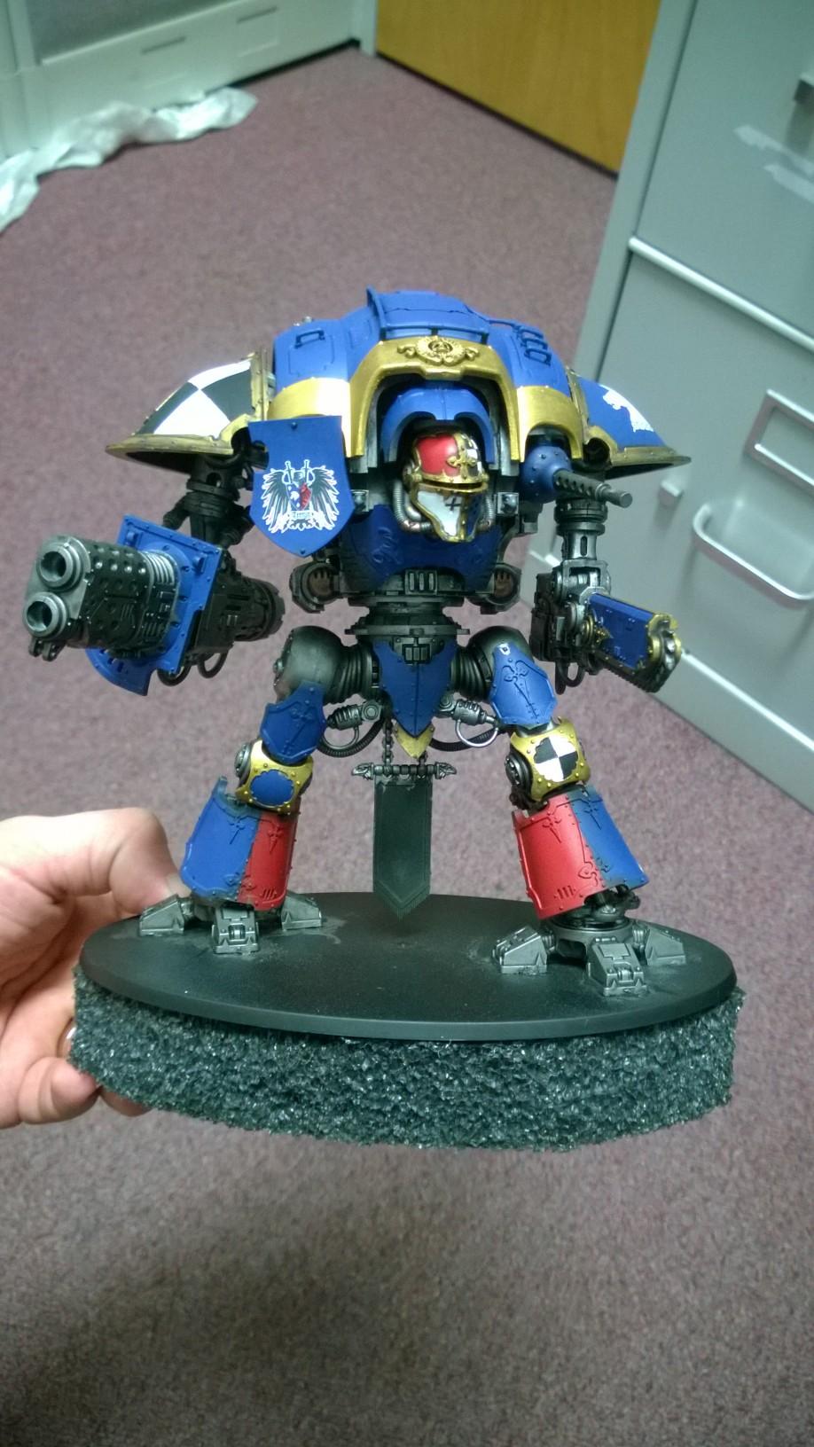 Imperial Knight, Knight Errant, Knight Titan, LED, Lighting Kit, Super-heavy, Walkthrough, Warhammer 40,000, Work In Progress