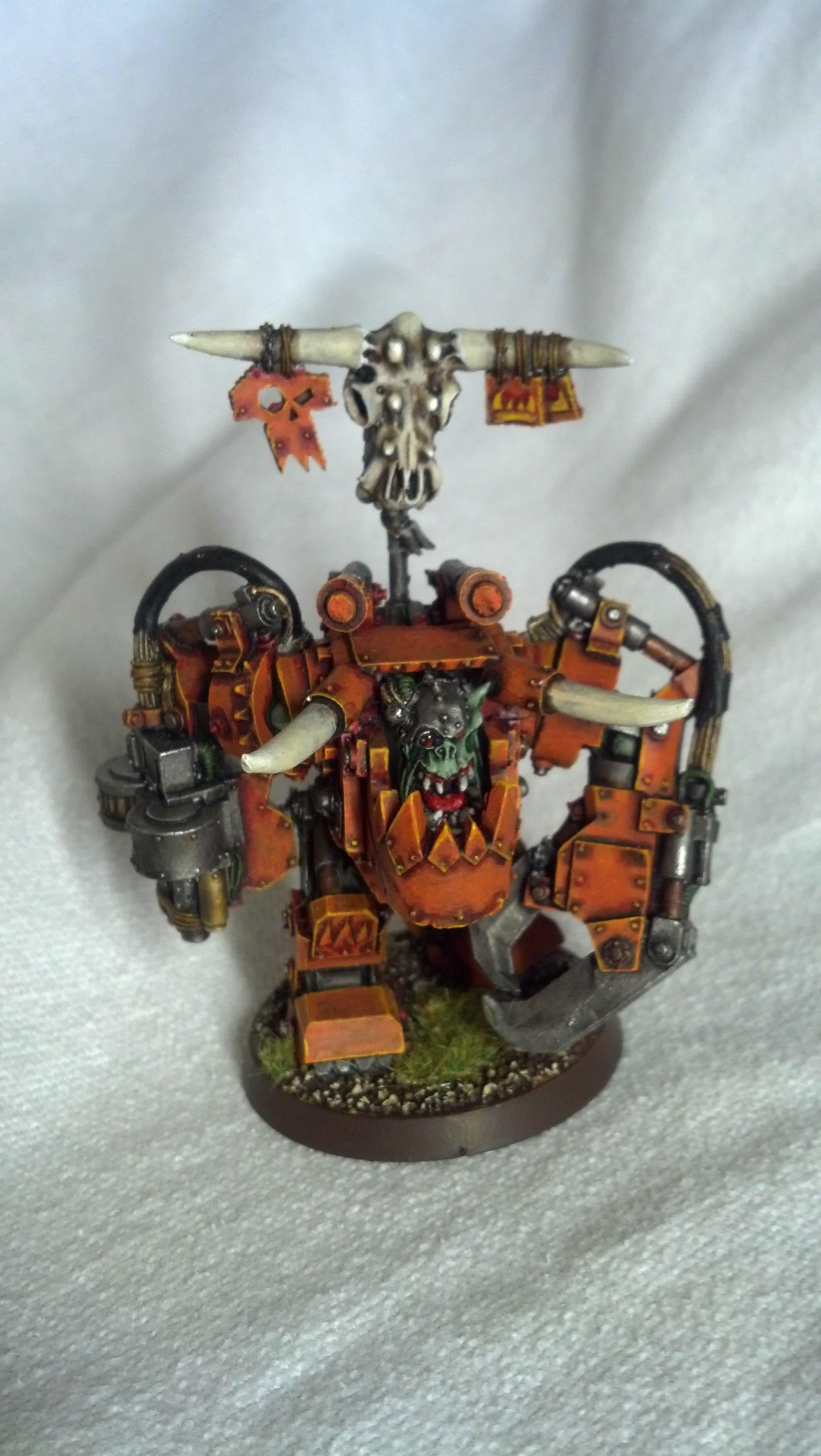 Ghazghkull Thraka, Ghazkghull Thraka, Mega Armor, Orks, Warboss
