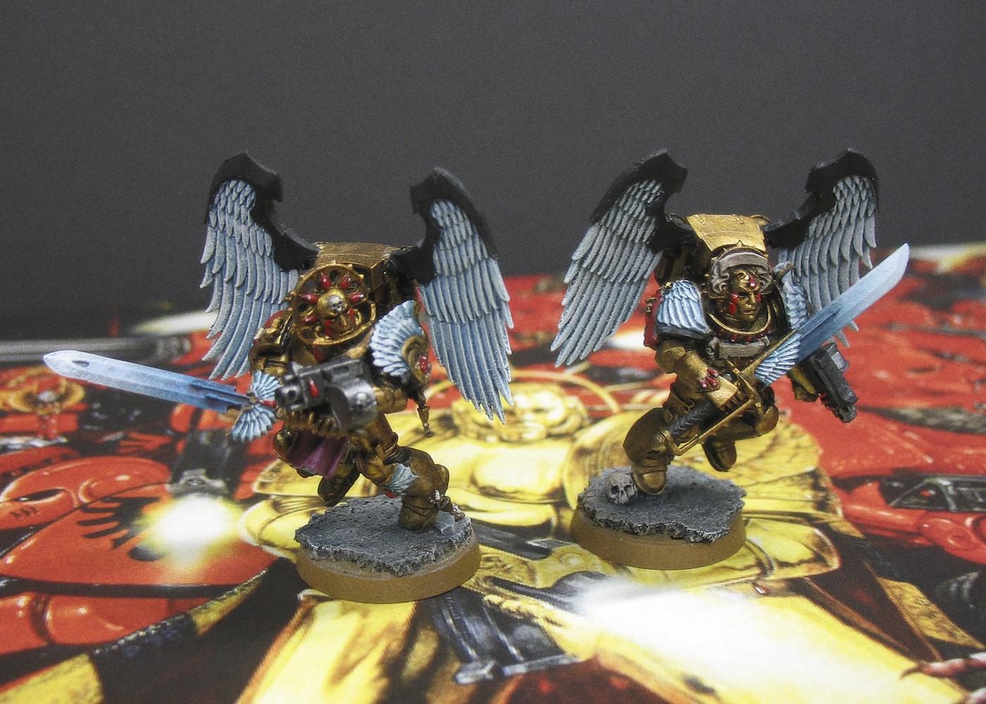 Blood Angels, Glaive Encarmine Blades, Sanguinary Guard