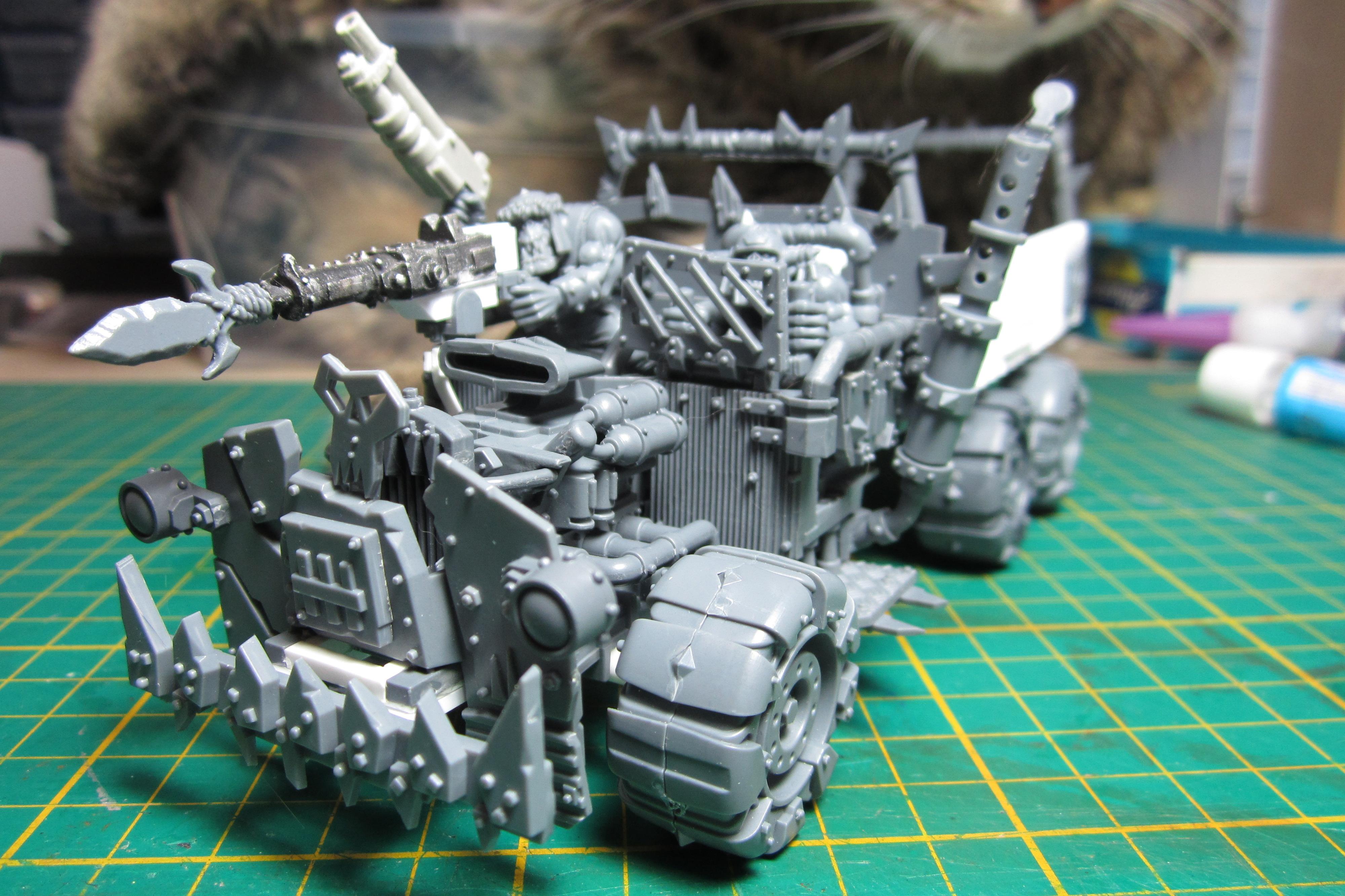 Conversion, Gorka Morka, Ork Trukk, Orks, Vehicle, Warhammer 40,000