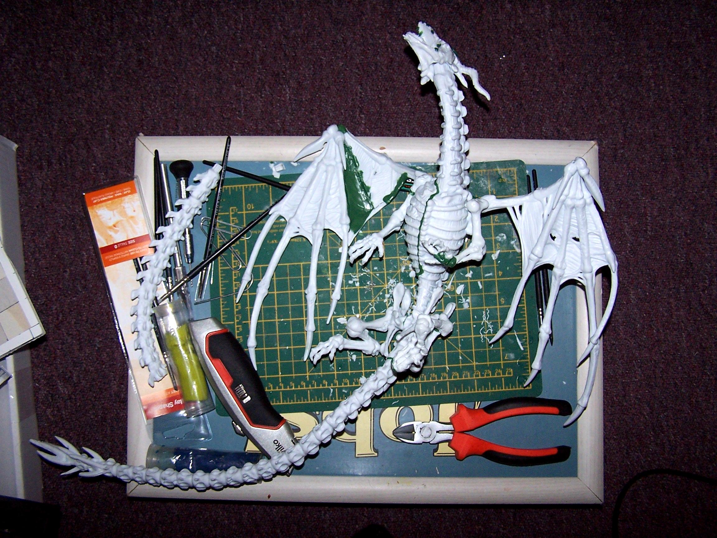 Bones, Dragon, Reaper, Silvermk2, Undead, Work In Progress
