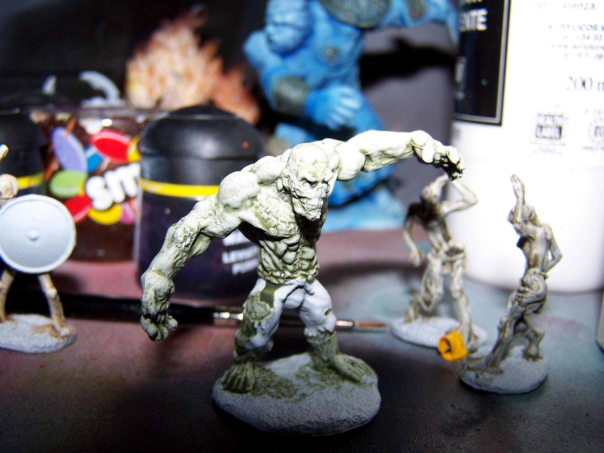 Bones, Flesh Construct, Reaper, Silvermk2, Undead, Work In Progress, Zombie