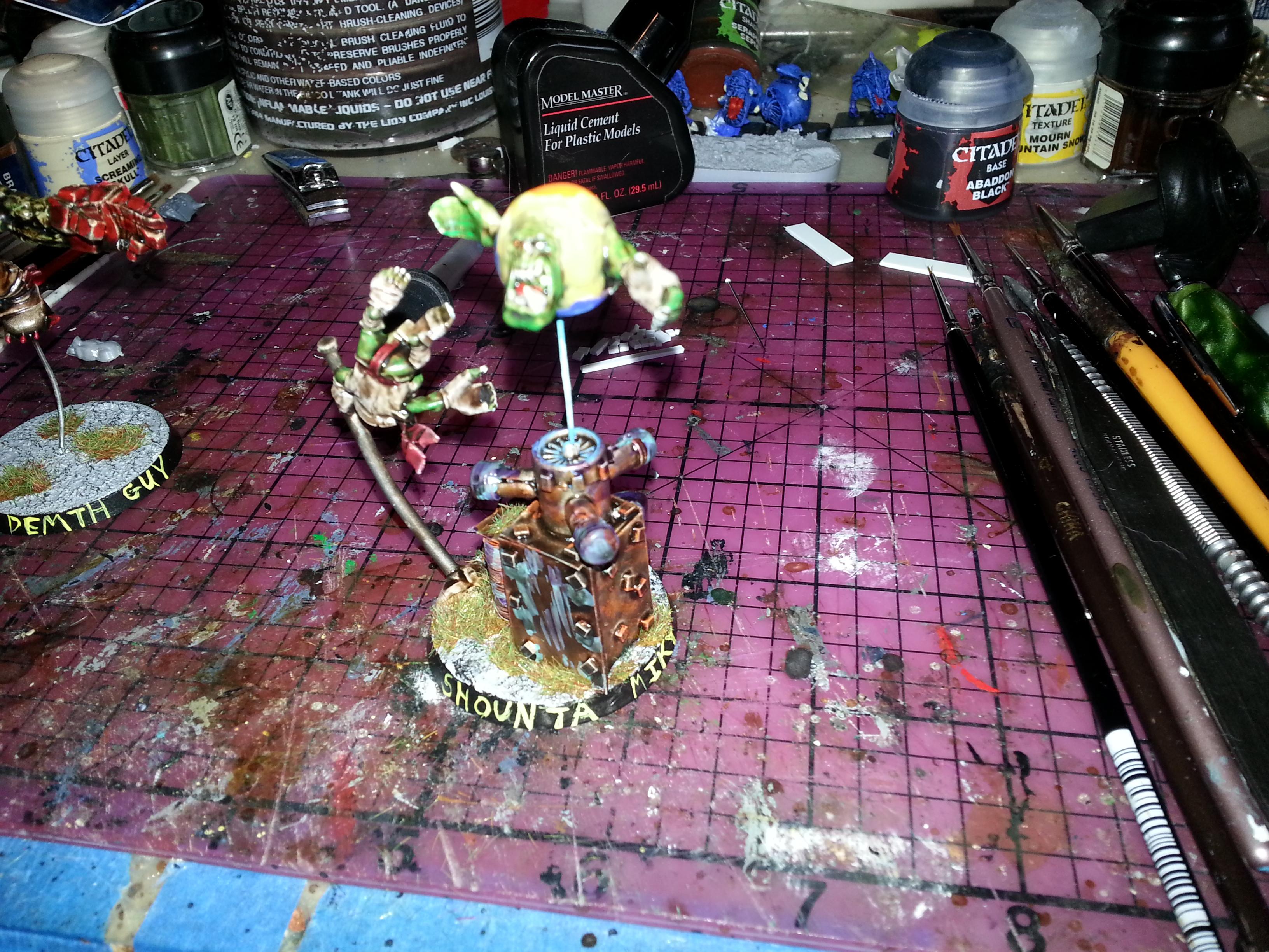 Orcs, shock atack gon misshap