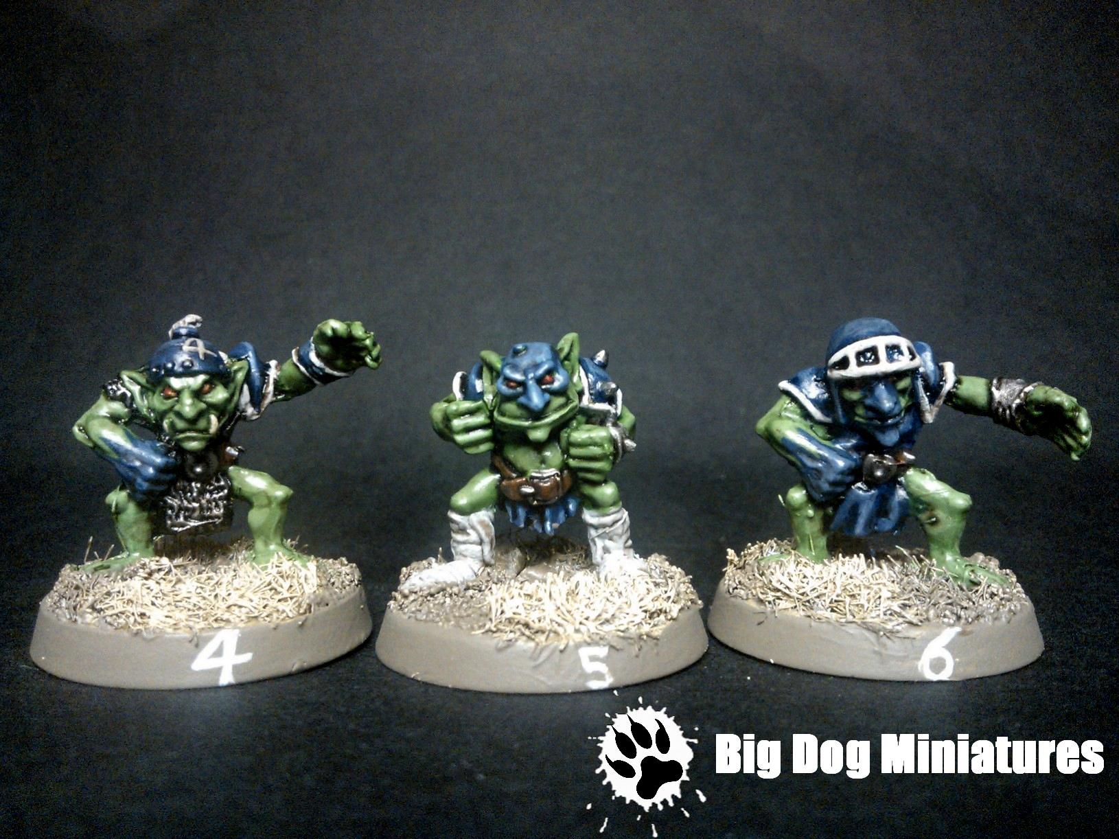 Big Dog Miniatures, Blood, Bowl, Cheerleader, Goblins, Troll