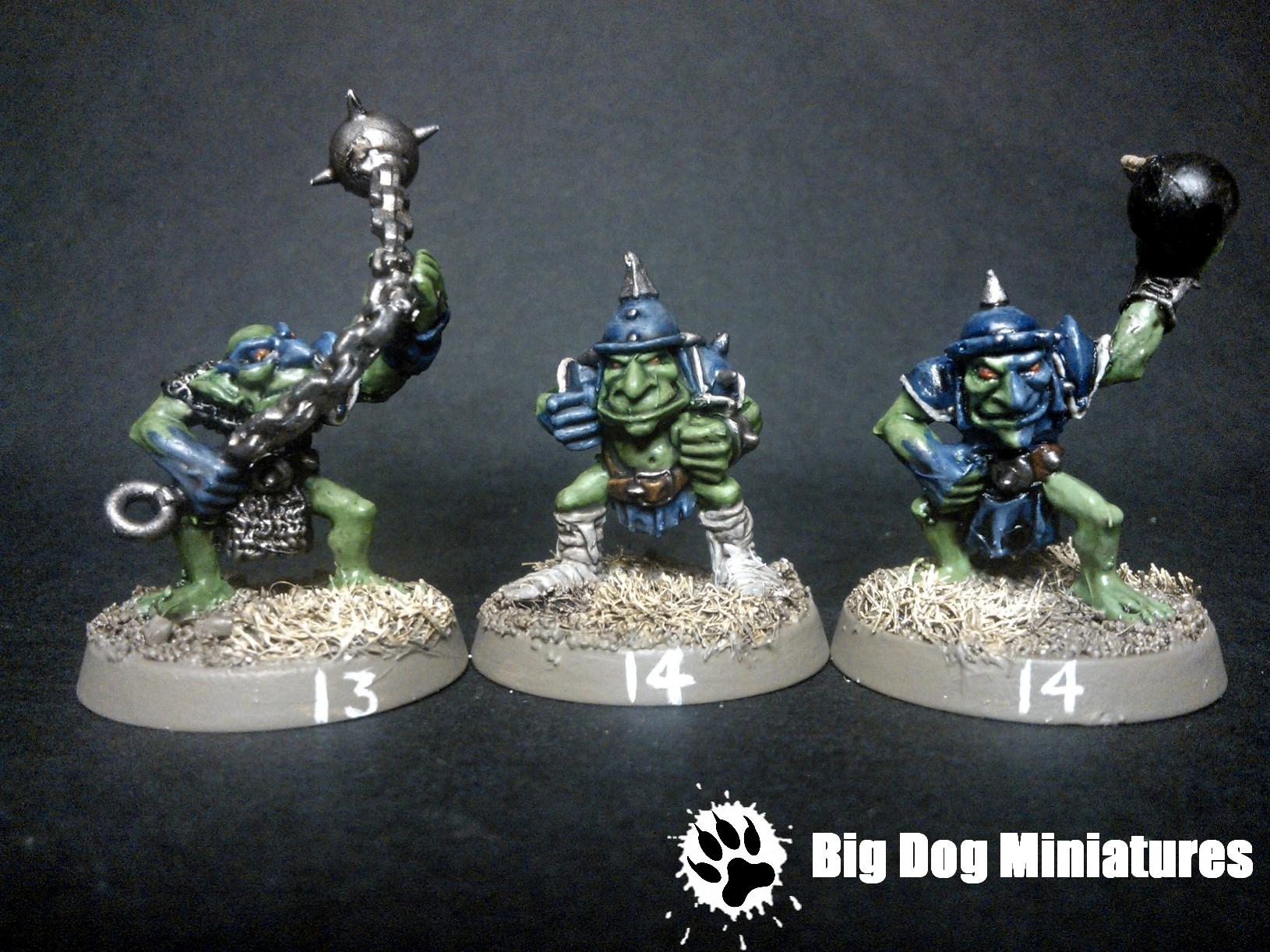 Ball, Big Dog Miniatures, Blood, Bomb, Bowl, Chain, Cheerleader, Goblins, Troll