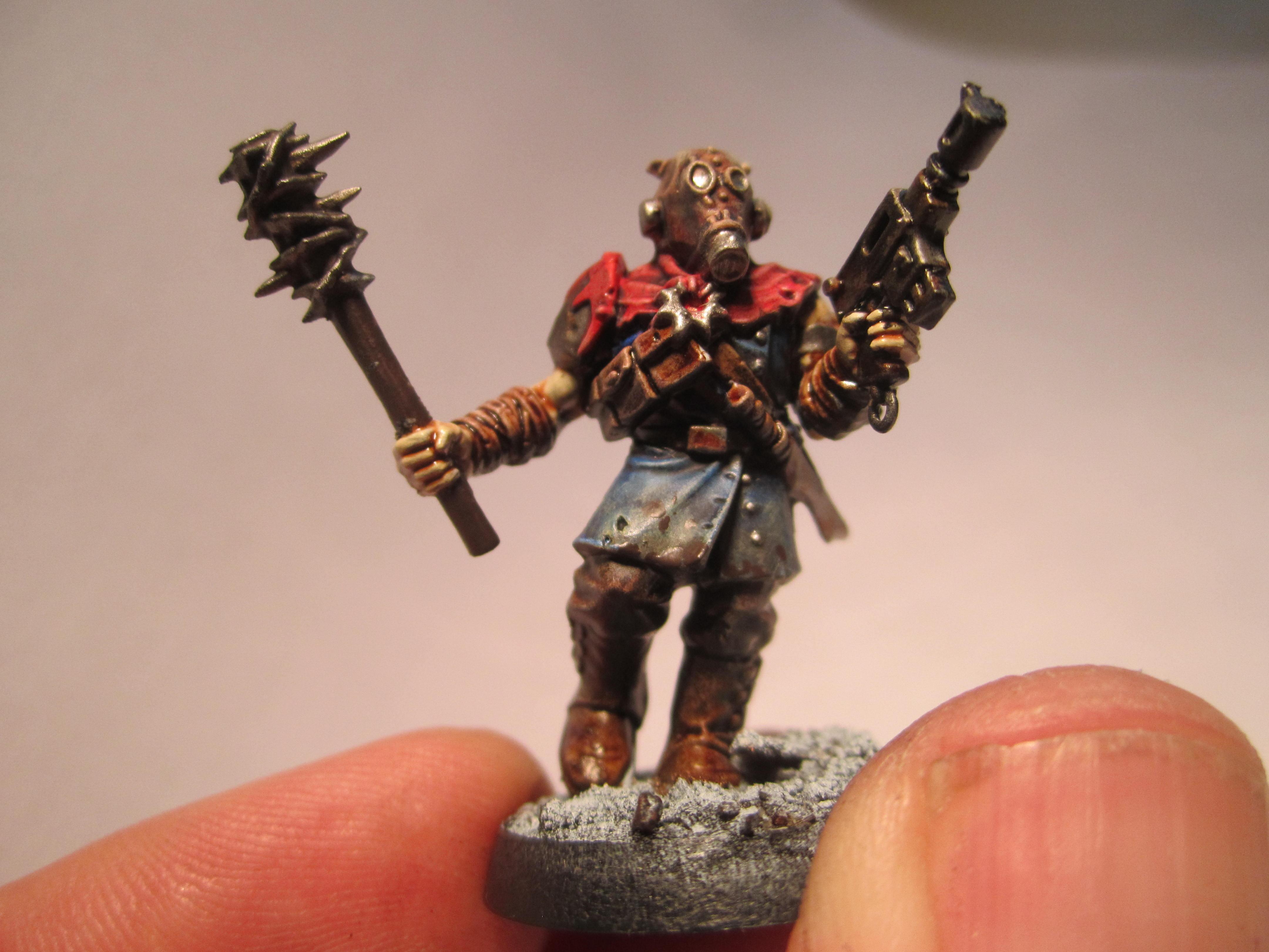 Cultist with inks and drybrushing added