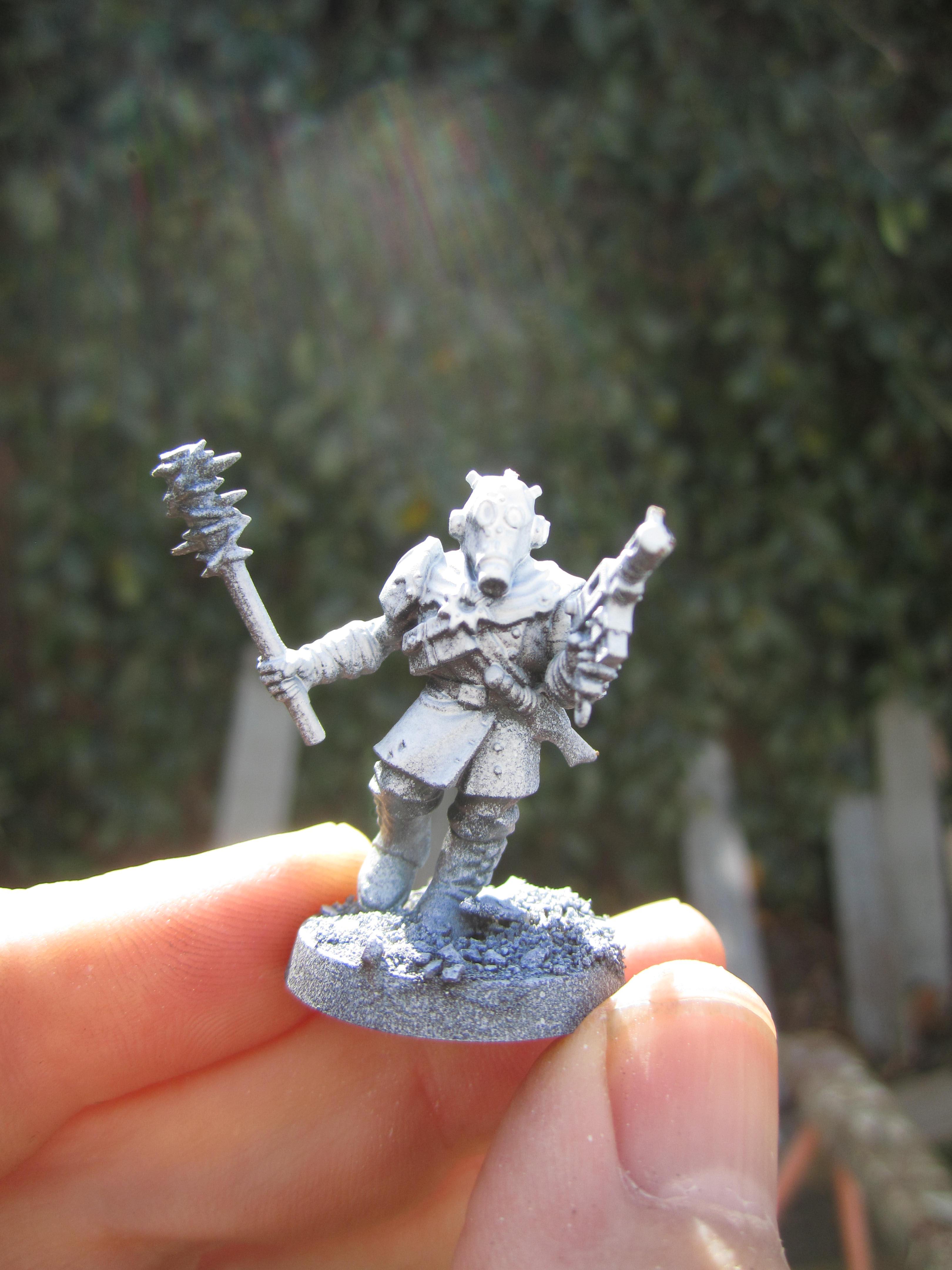Zenithal highlights.  Just black and white