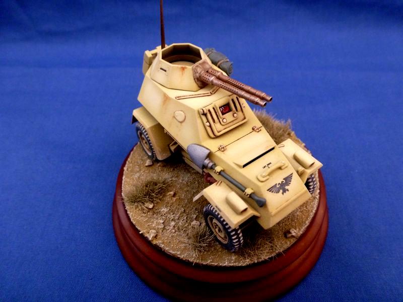 Astra Militarum, Ba-64, Conversion, Desert, Heavy Stubber, Imperial Guard, Scout Car, Stubber, Tallarn Desert Raiders