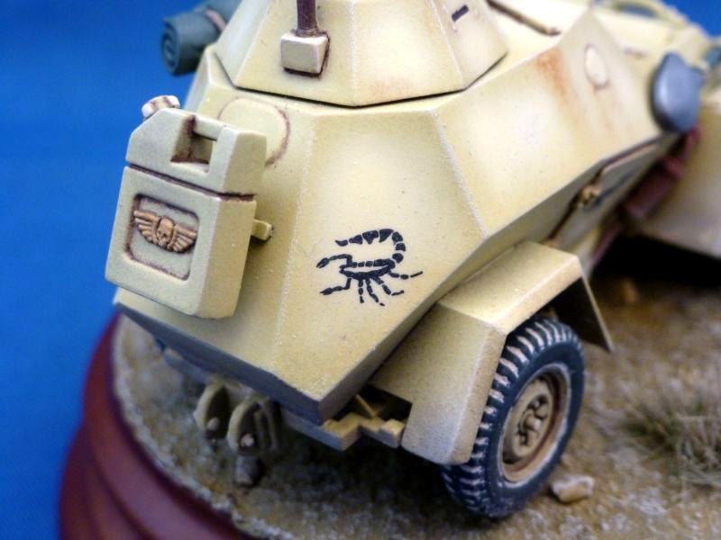 Astra Militarum, Ba-64, Conversion, Desert, Heavy Stubber, Imperial Guard, Scout Car, Stubber, Tallarn Desert Raiders