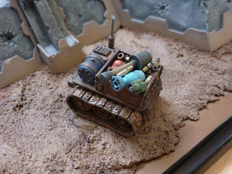 Bunker, Defense Line, Display, Game Table, Looted, Orcs, Orks, Terrain, Turret