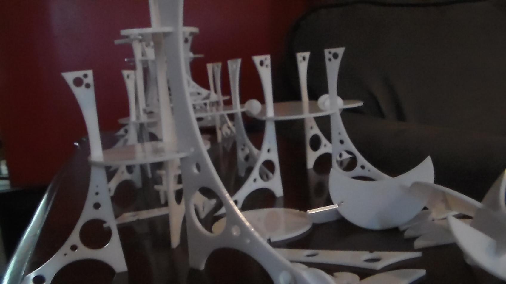 Laser Cut, Space Elves, Terrain