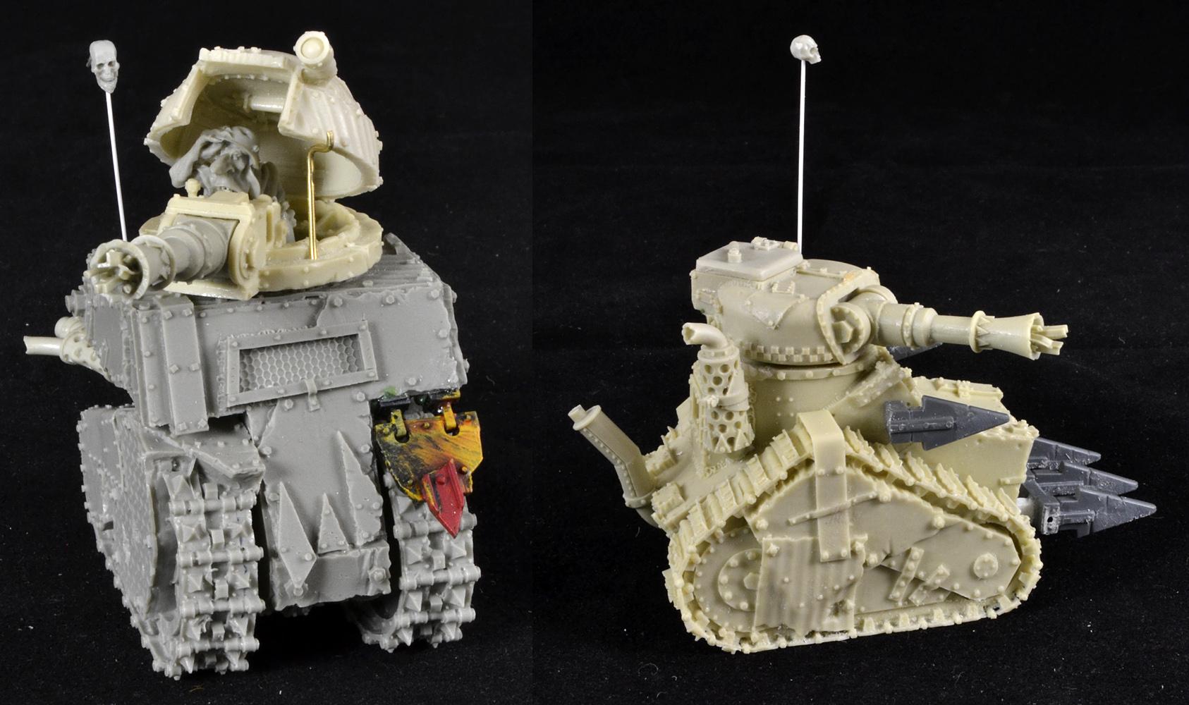 Bad Moons, Grot Tanks, Orks, Warhammer 40,000, Work In Progress