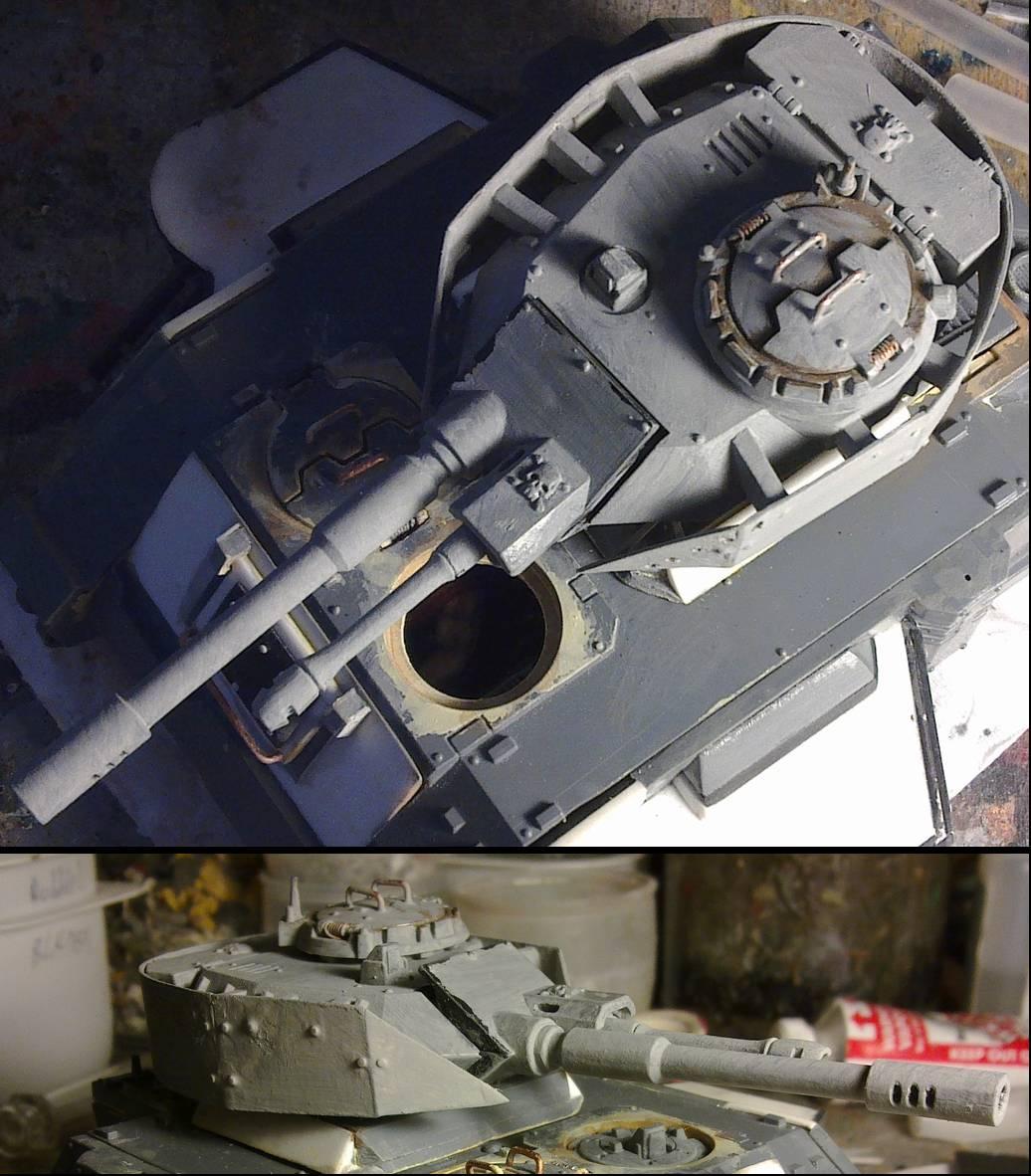 Predator turret spaced armour wip 4