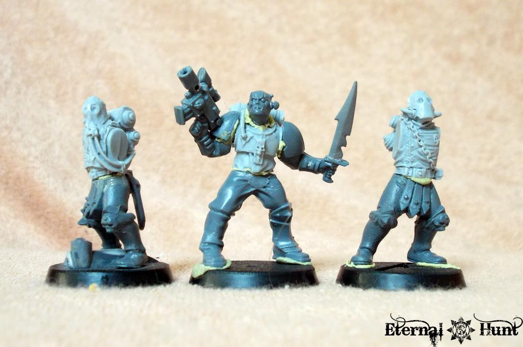 Chaos, Conversion, Kitbash, Renegade Militia, Renegades, Traitor Guard, Urash's Marauders, Warhammer 40,000, Work In Progress